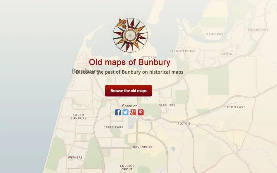 old maps of bunbury.JPG