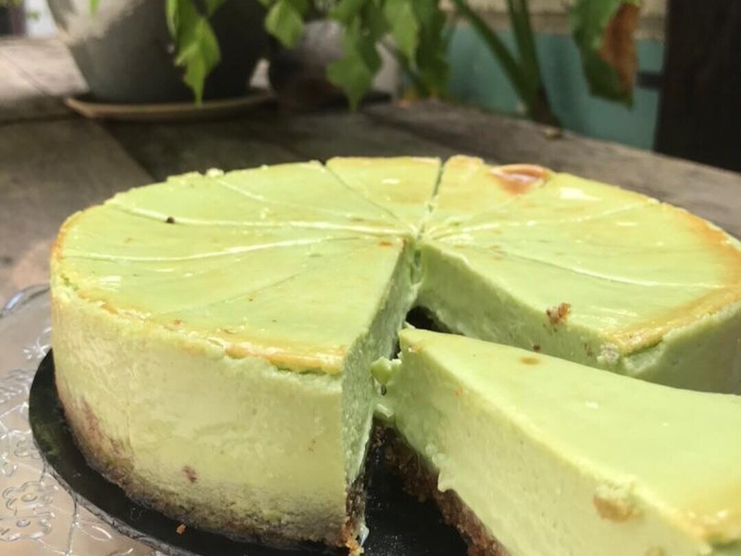 Matcha green tea cheese cake