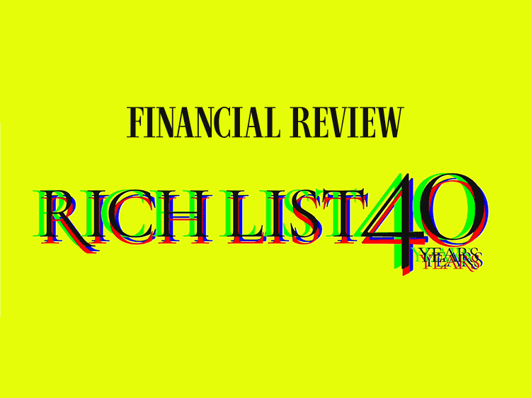 AFR Rich List 2023 Campaign