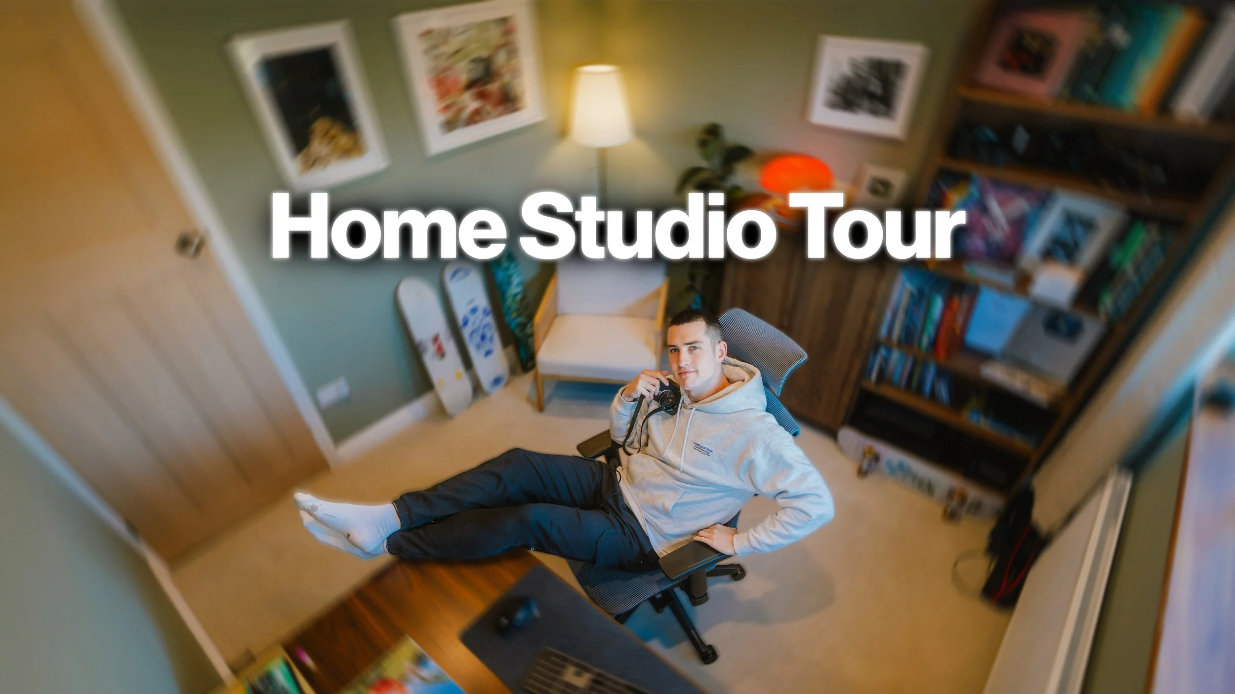 My Home Office Setup Tour: Photographer &amp; Content Creator Workspace