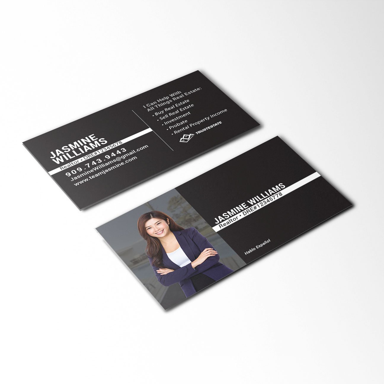 Business Card - Style 8 - Dark