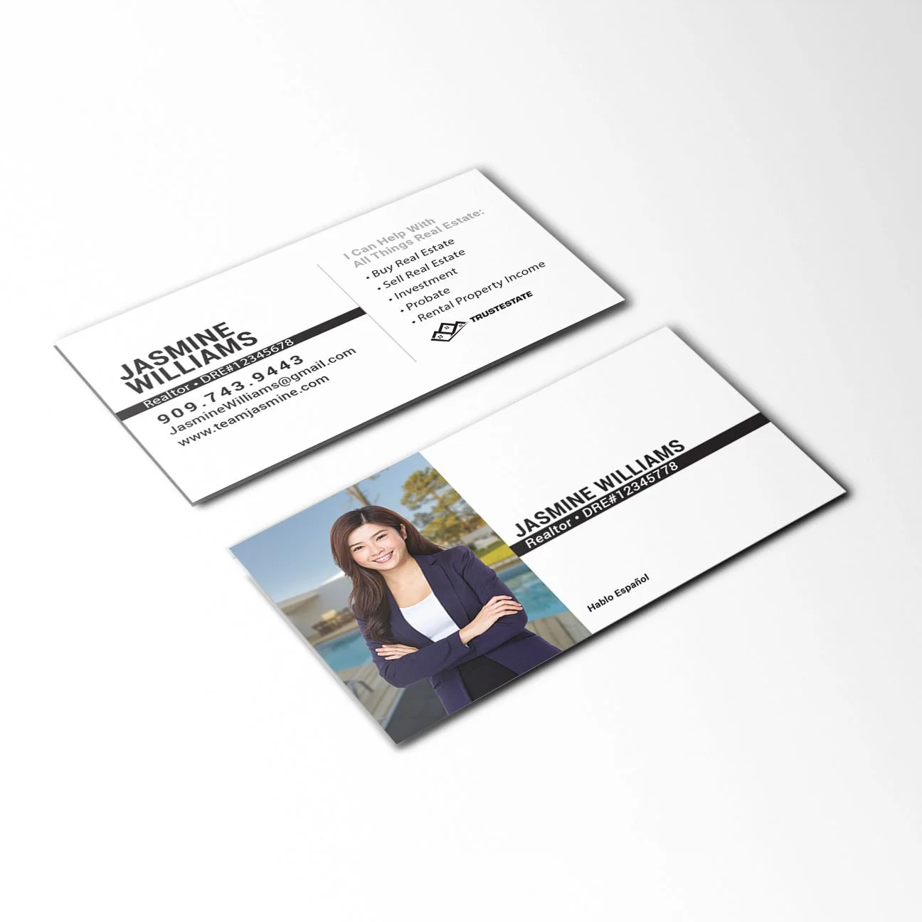 Business Card - Style 8 - Light
