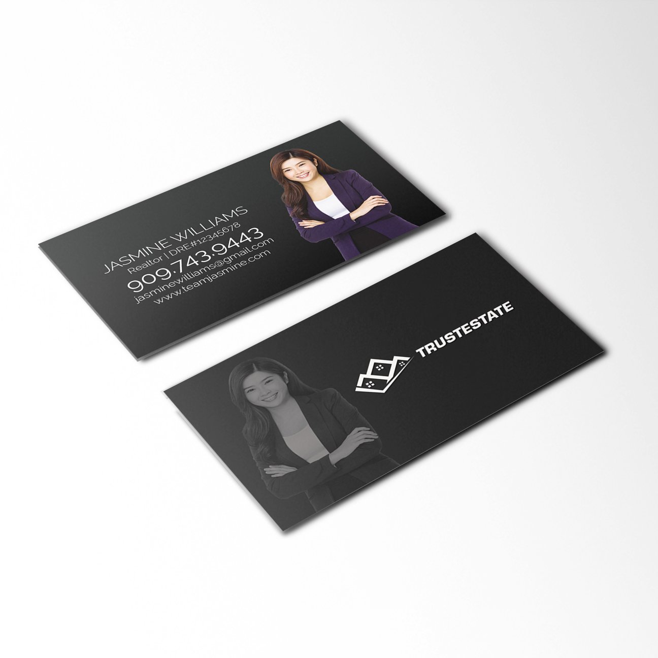 Business Card - Style 12 - Dark