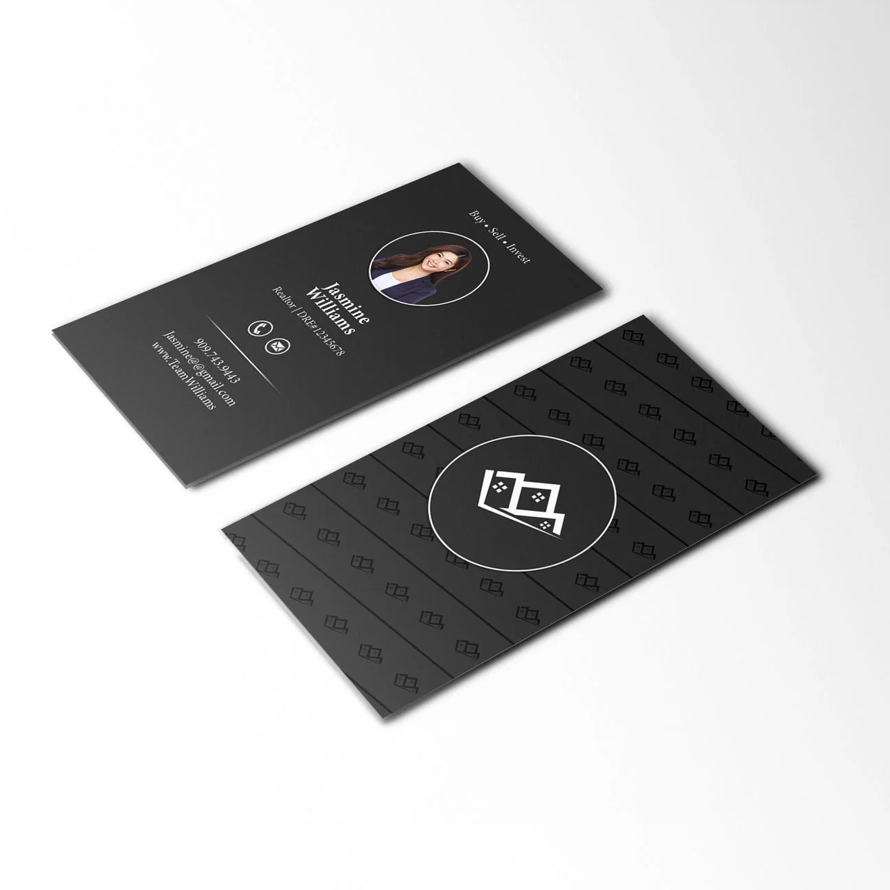 Business Card - Style 13 - Dark