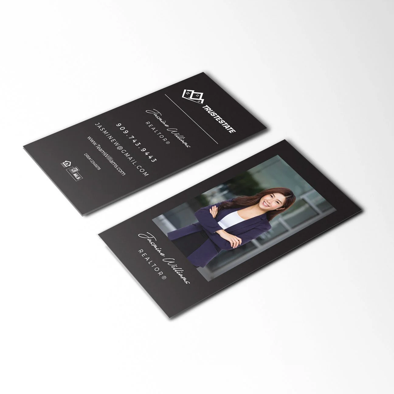 Business Card - Style 16 - Dark