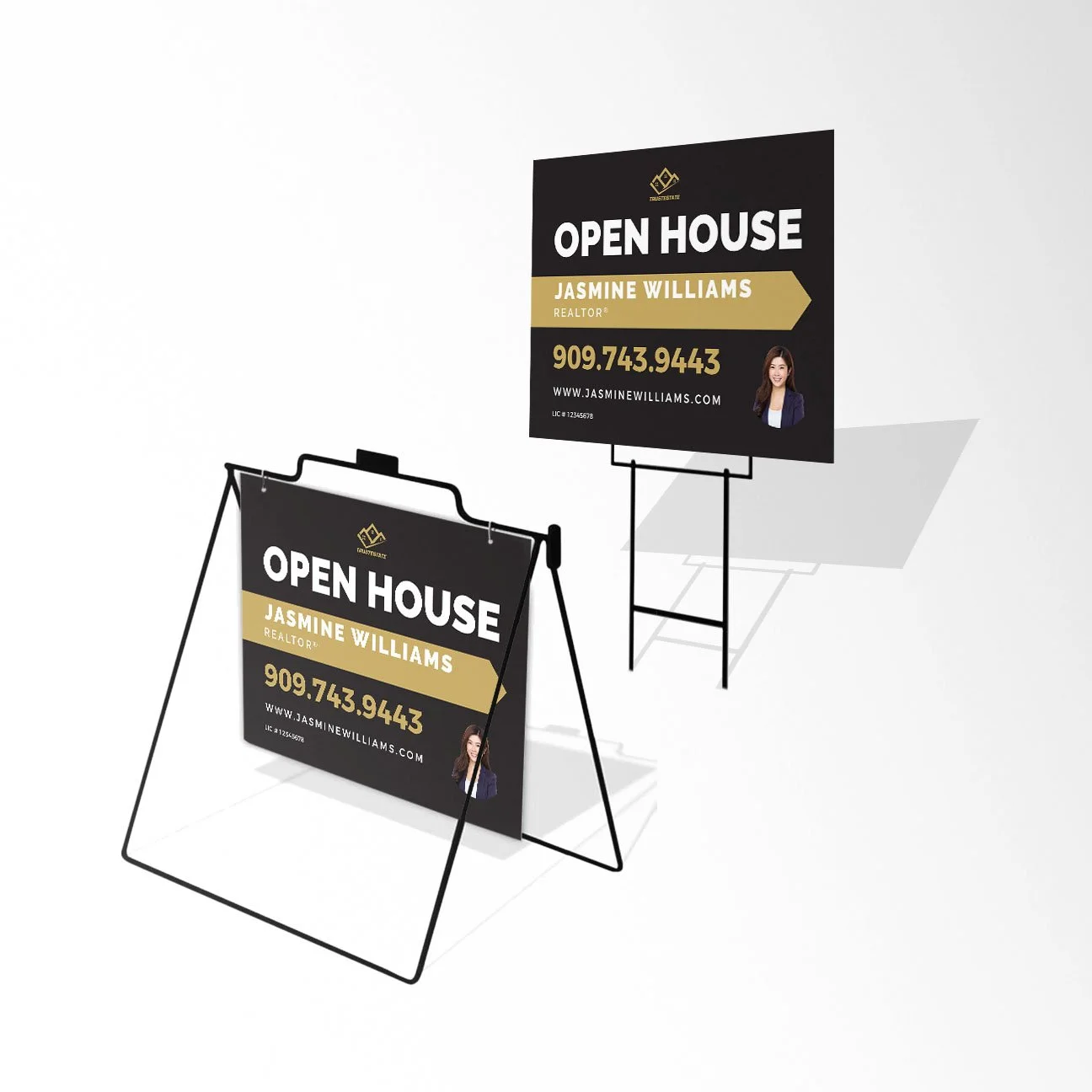 Open House - Style 2 - Dark w/ Picture