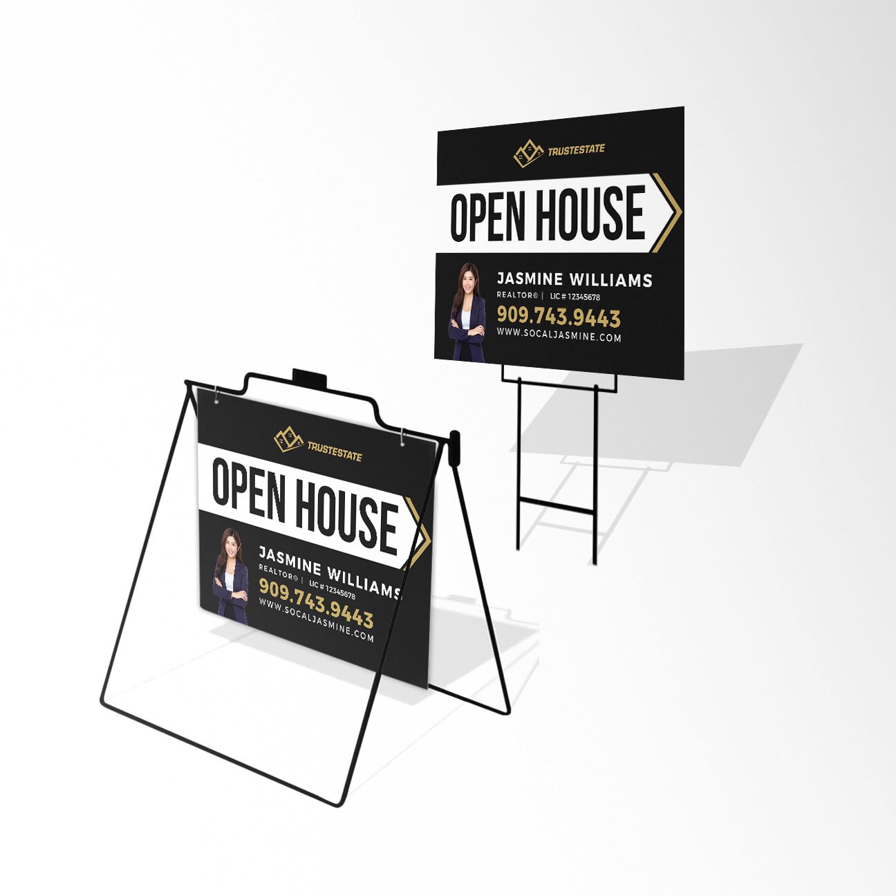 Open House - Style 3 - Dark w/ Picture