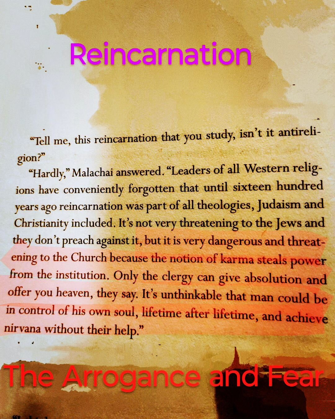 In my current book, The Reincarnationist by @mjrose sharing because I concur entirely. We have control over our Souls, we are limitless beings that incarnate as many times as WE want too.🌌💫

Nothing is forced upon a soul, even in this human existen