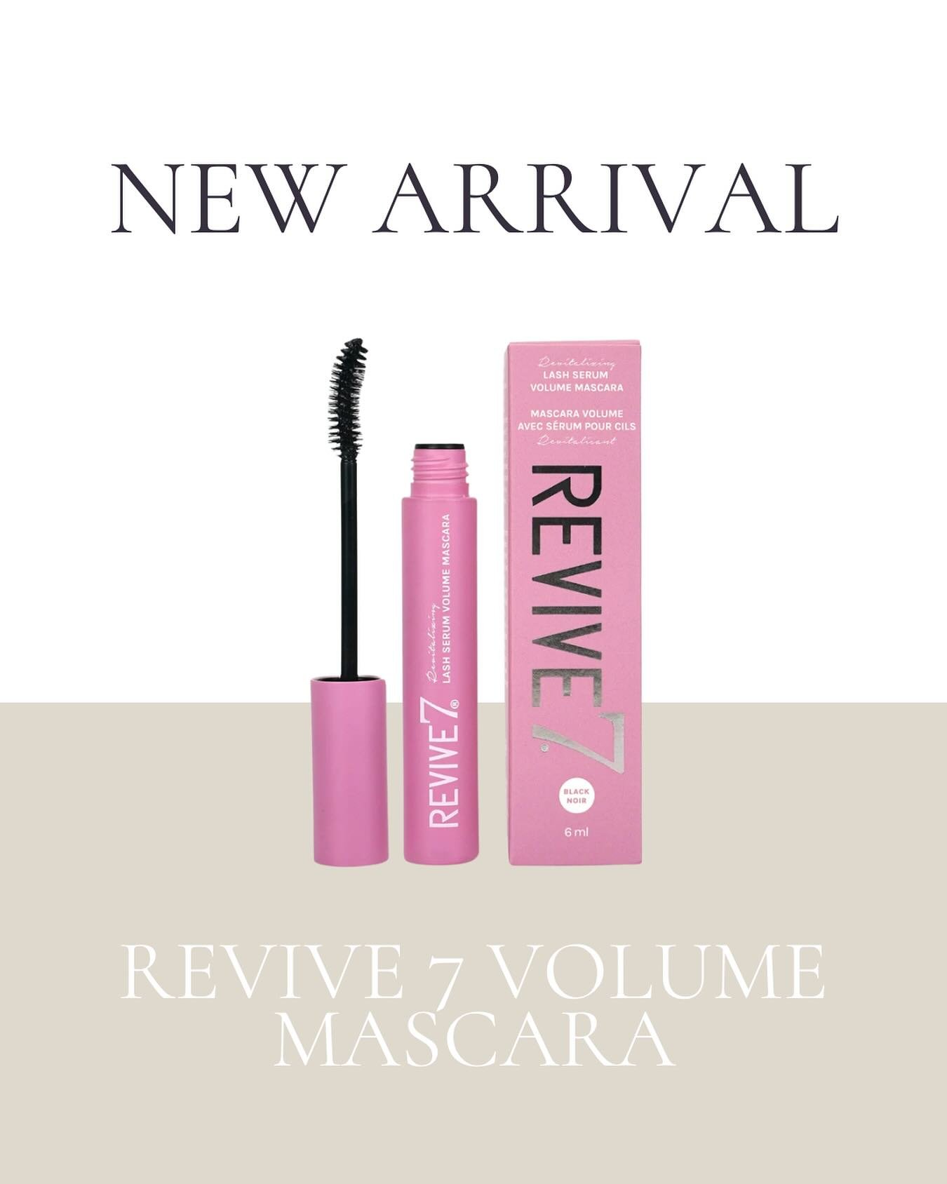 ✨ Say hello to Revive7 Volume Mascara &ndash; your lashes&rsquo; new ride-or-die. Instant drama, long-term gains✨

💁&zwj;♀️ This serum-infused tubing mascara does it all:
✔️ Instant Volume with our curved wand
✔️ Stronger, longer lashes over time
✔️