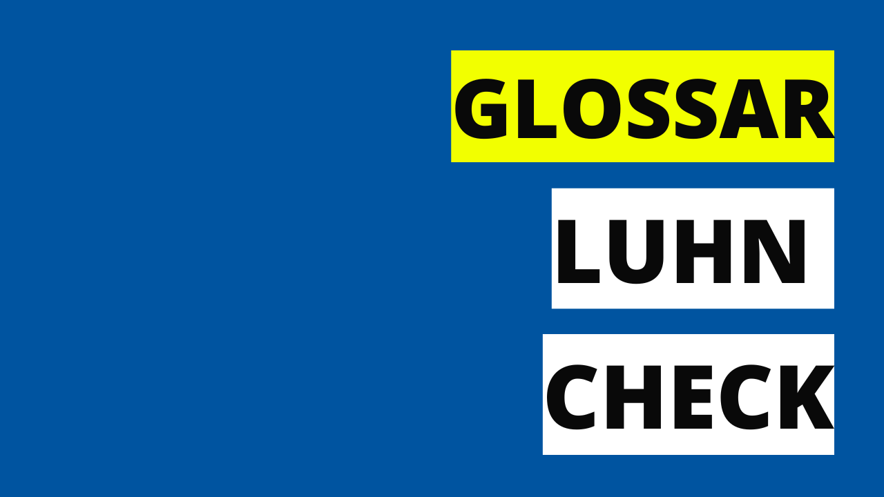 Luhn check