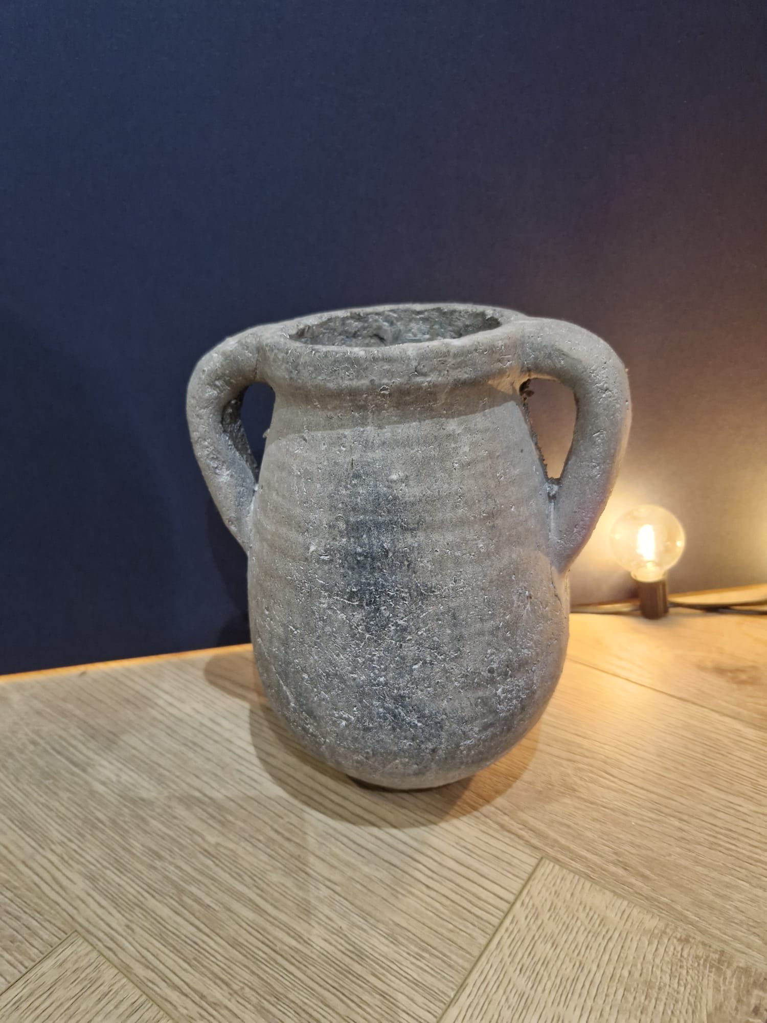 Small Vintage Jar With Handles