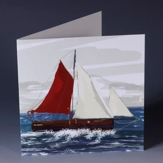 The Crabber Greetings Card