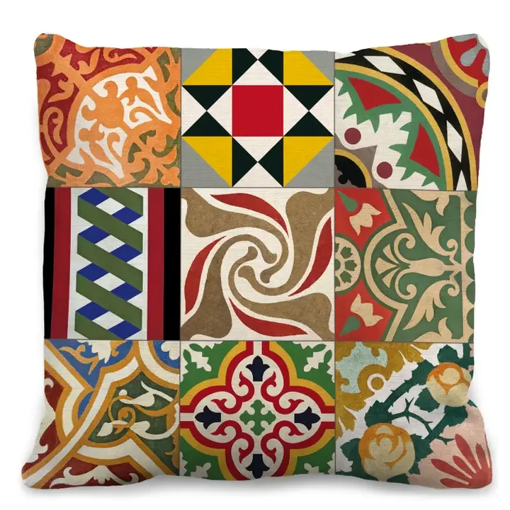 Modernist Tiles Cushion Cover