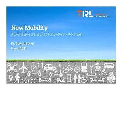 Alternative transport for better outcomes - a new paper from TRL's Head of New Mobility