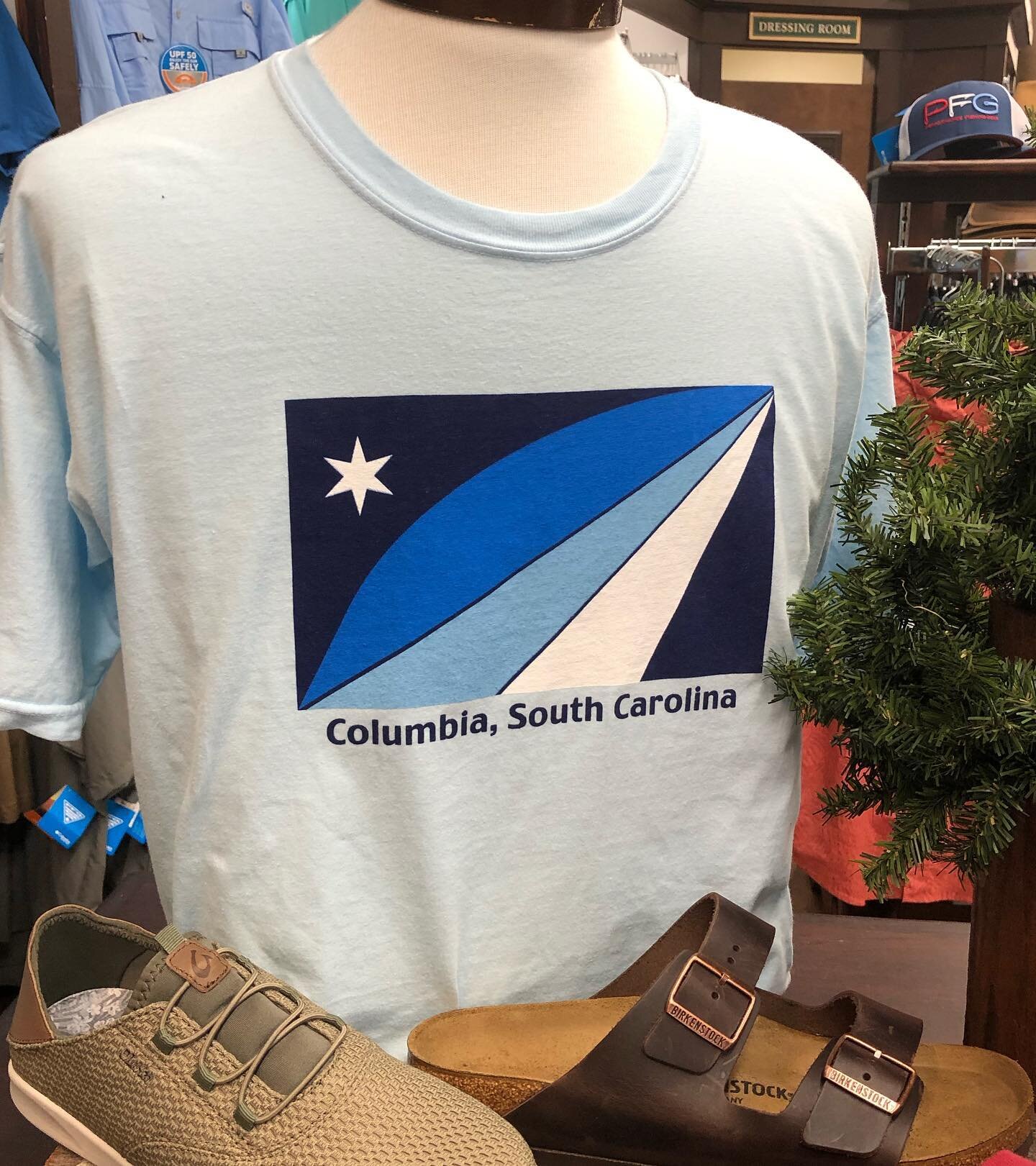 New #ColaFlag merch is popping up around town. Have you seen any more for sale? Right now you can get t-shirts from @mastgeneralstore on Main and @screenedoutprinters