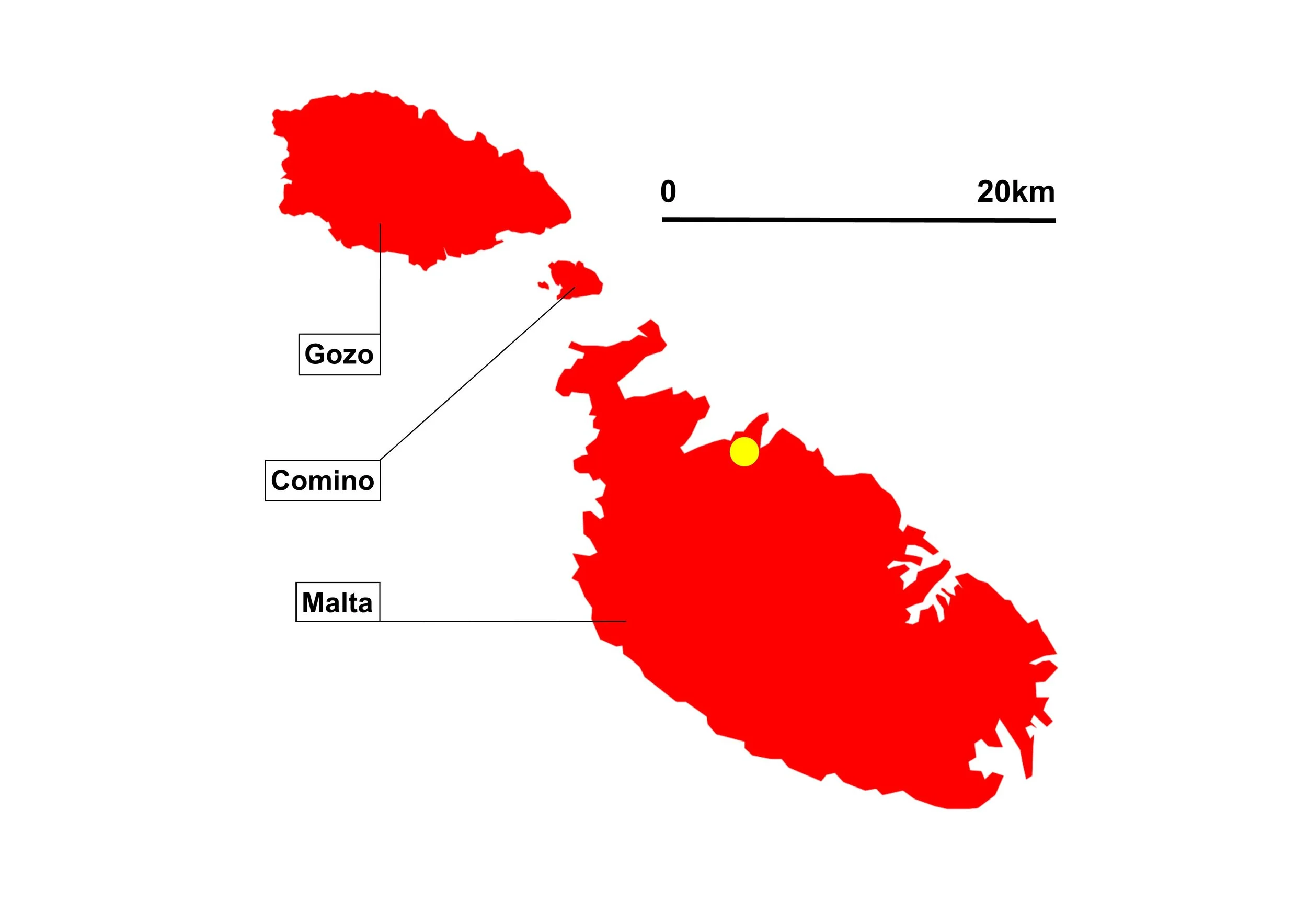 Qawra location (Malta)