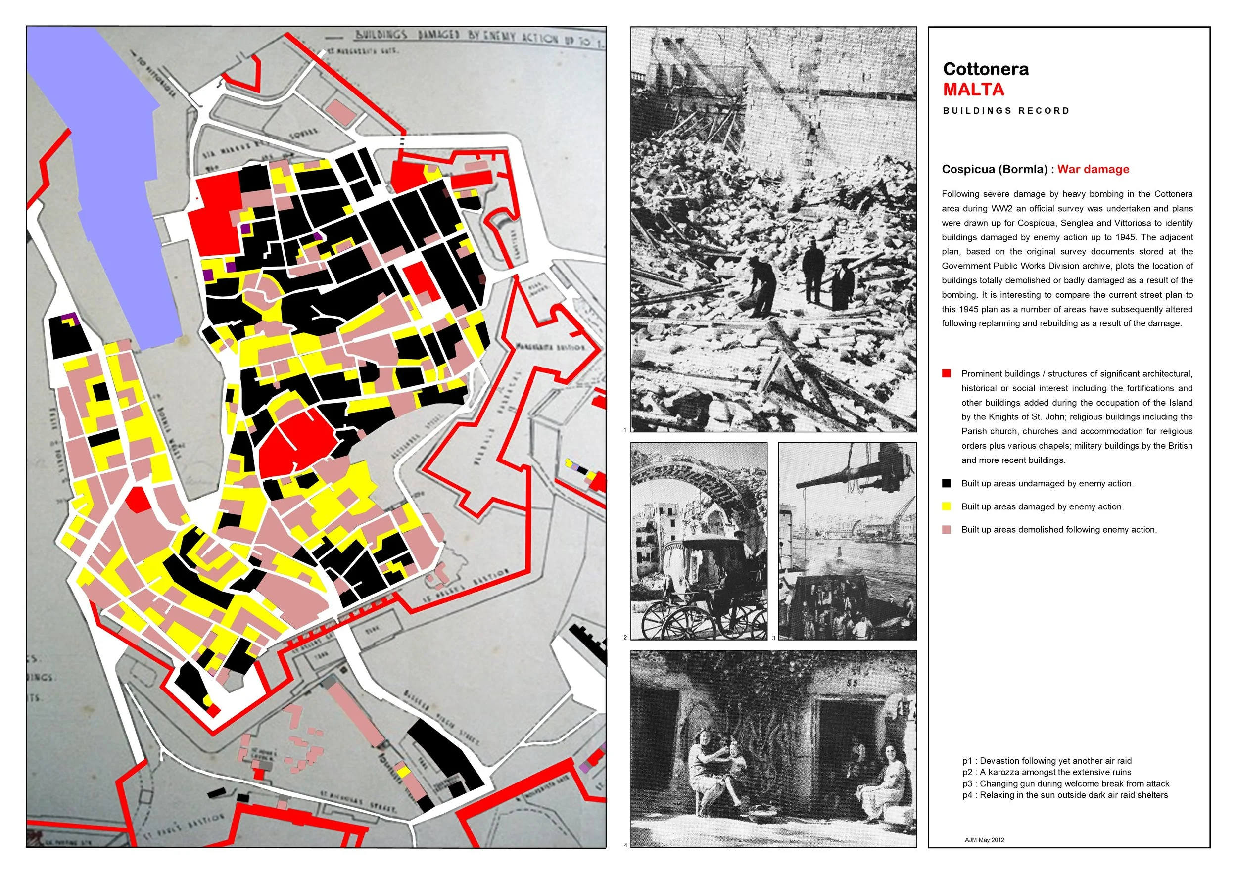Cottonera Study: Cospicua (Bormla) — Buildings of Malta