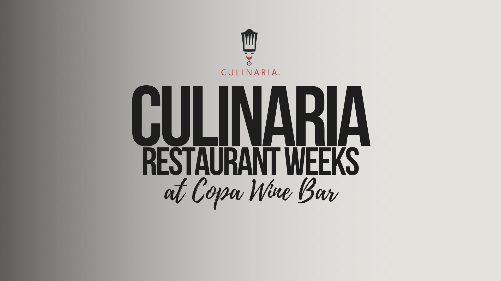 Culinaria Restaurant Weeks