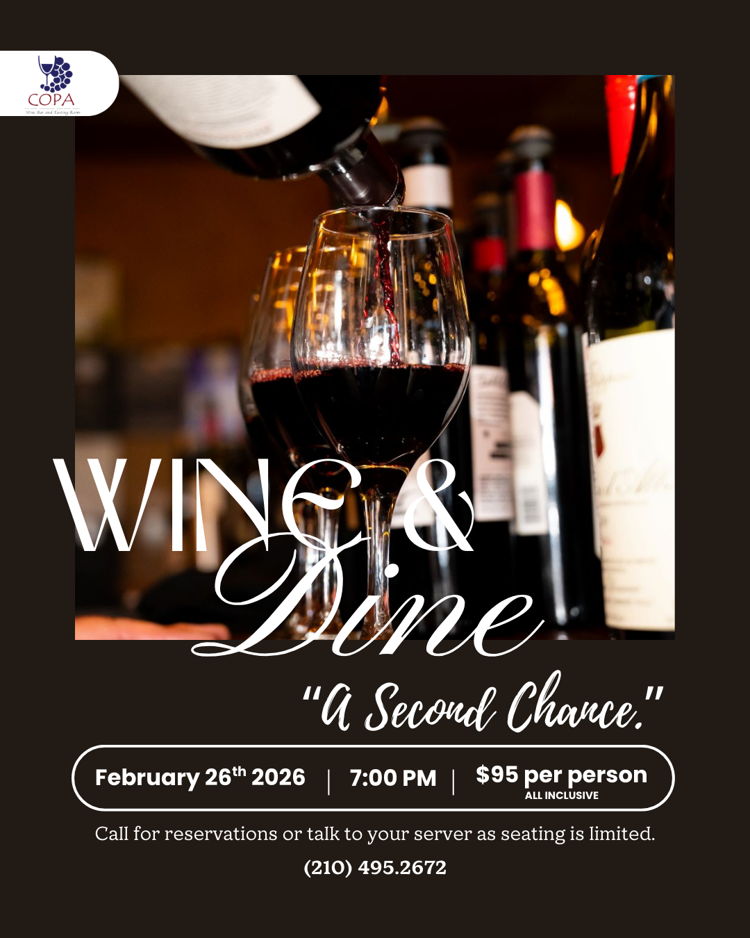 February Wine & Dine: A Second Chance