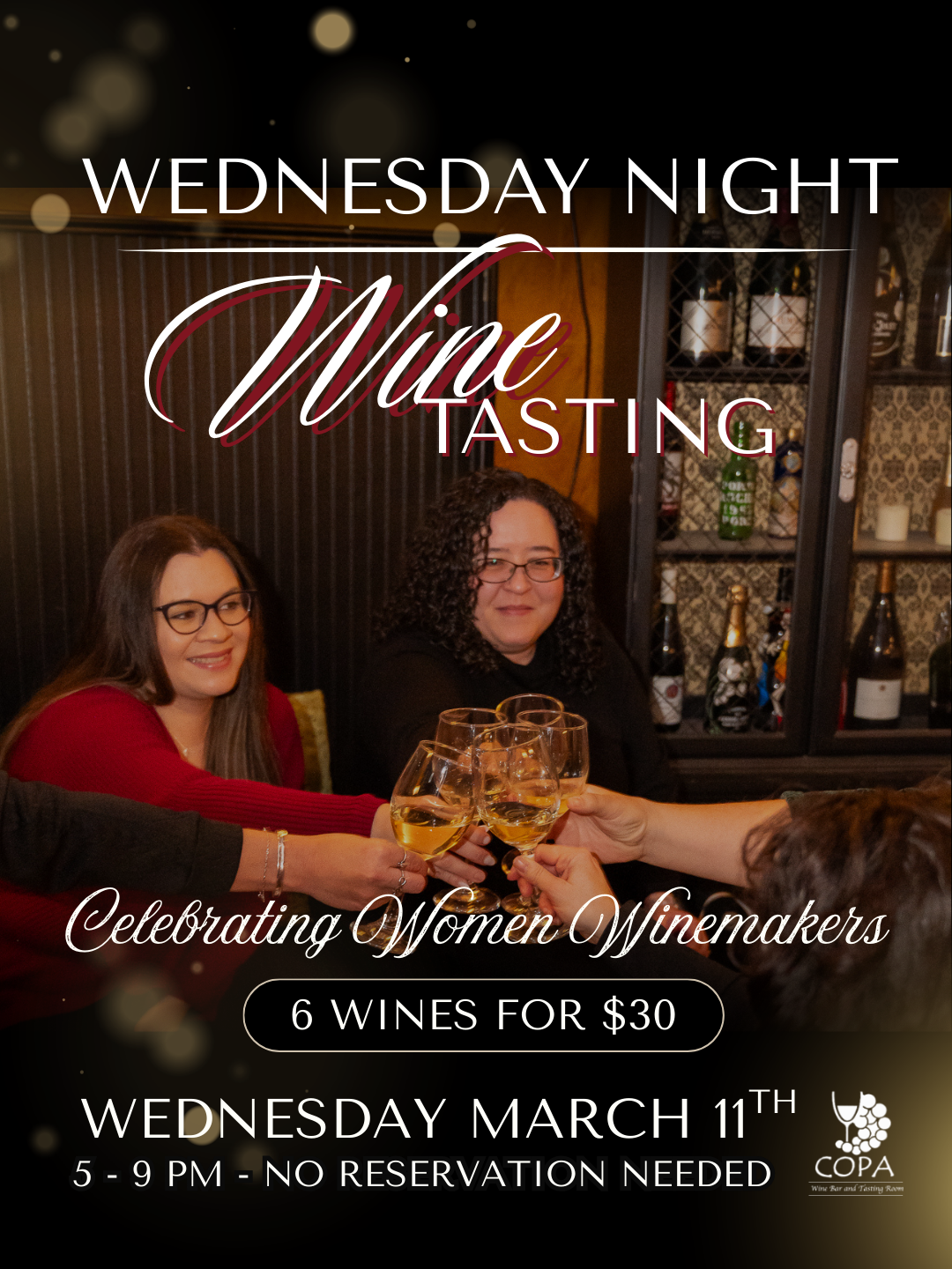 March Wednesday Wine Tasting