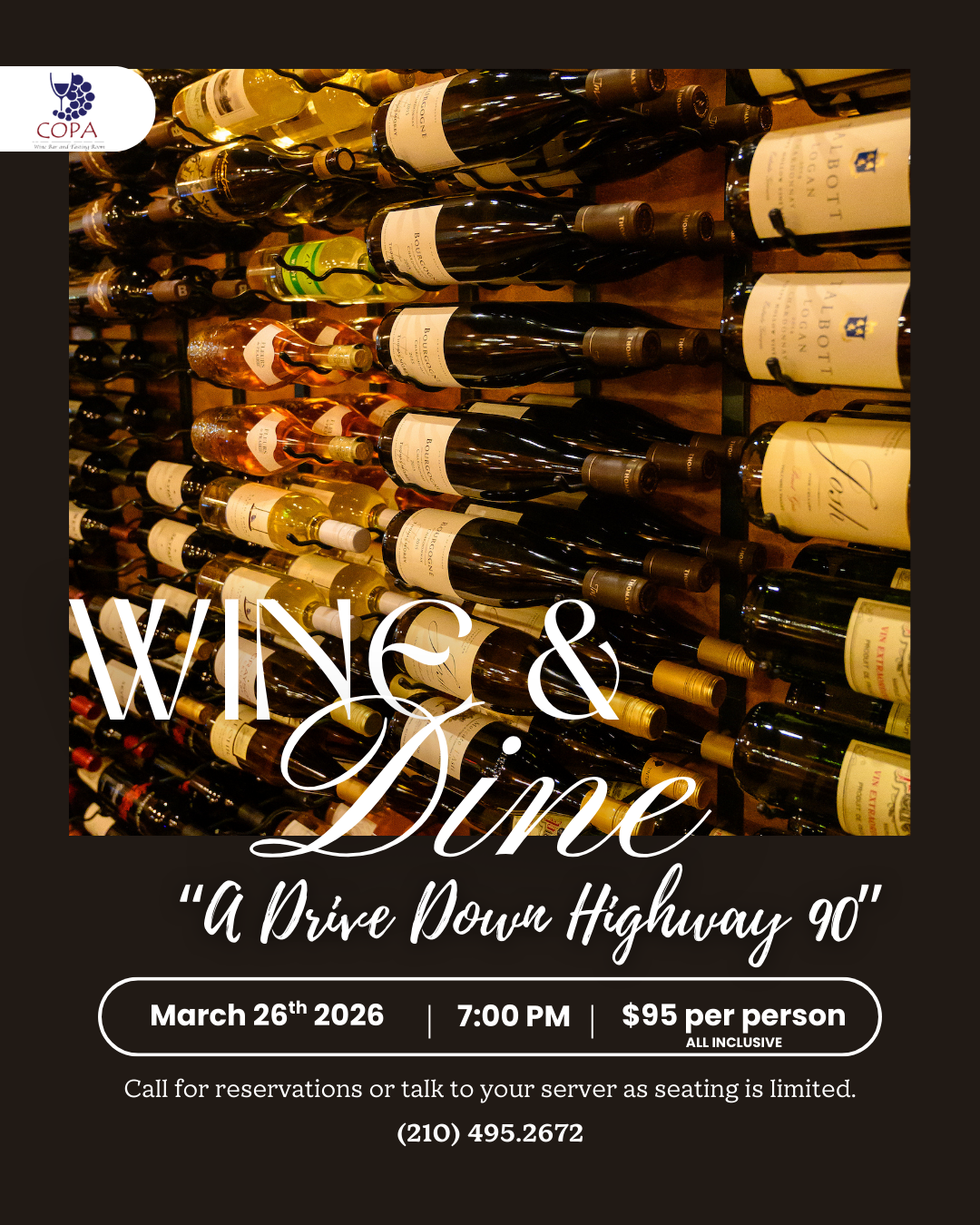 March Wine & Dine
