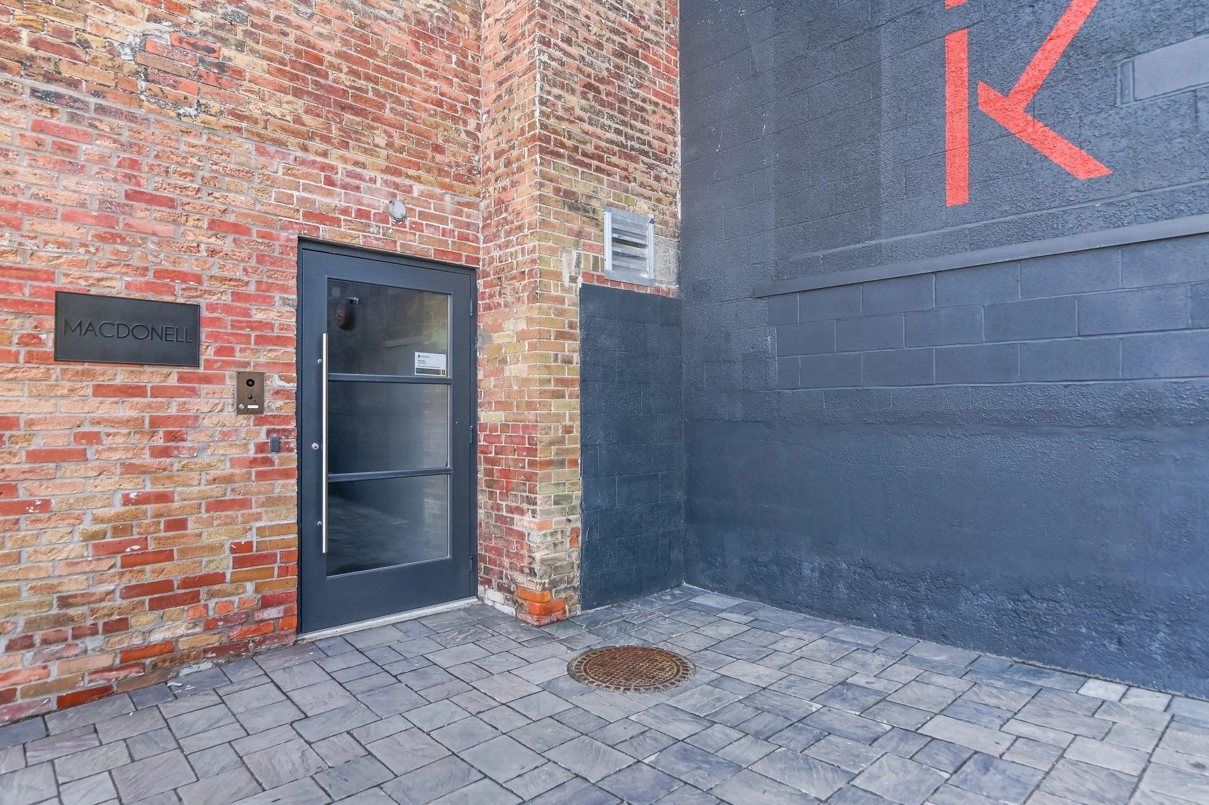 Entrance door at 13 Cork Street East, Guelph