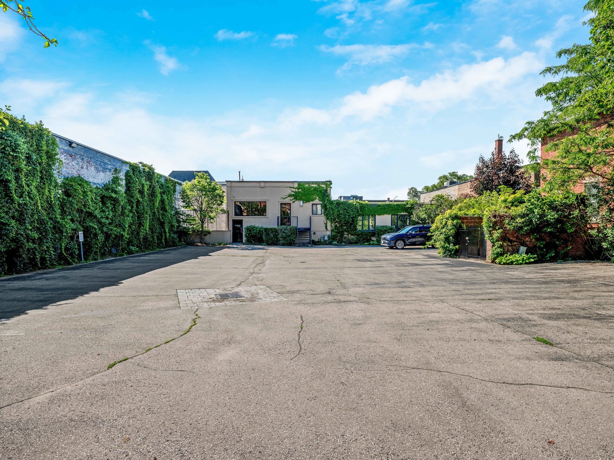 Rear parking lot at 18 Macdonell Street