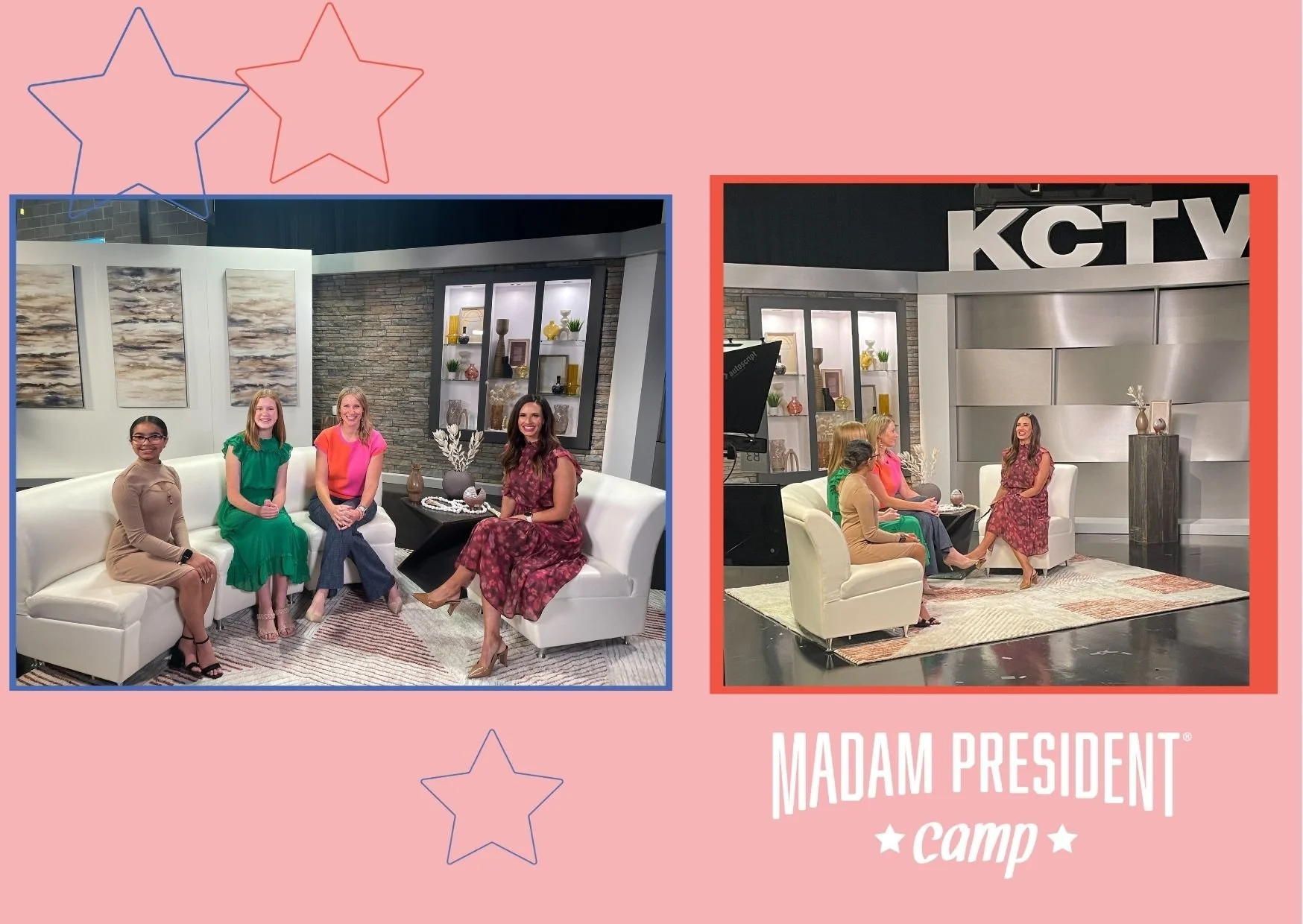 Madam President Camp featured on kctv 