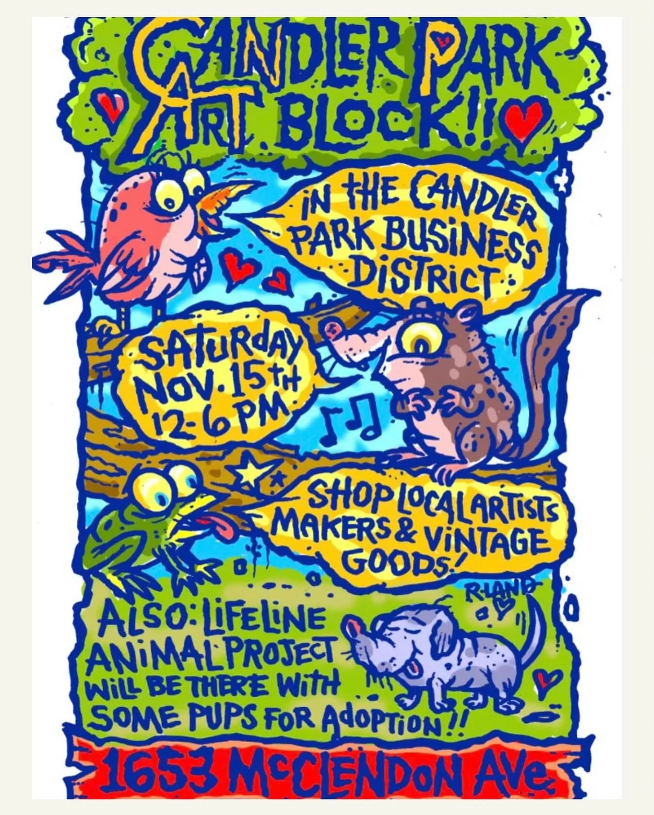 This Saturday, Nov 15 is the @candler_park_art_block market! Check out their page for all the great vendors who will be there AND DOGS! #candlerpark #shopsmall #supportlocalbusiness