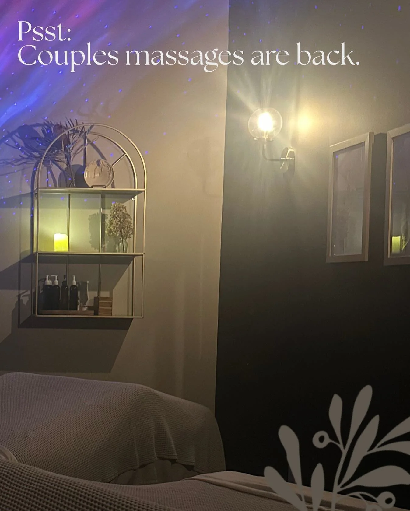 Couples massages are back! They do have limited availability so book ahead. #atlantaspa #licensedmassagetherapist #cbdmassage