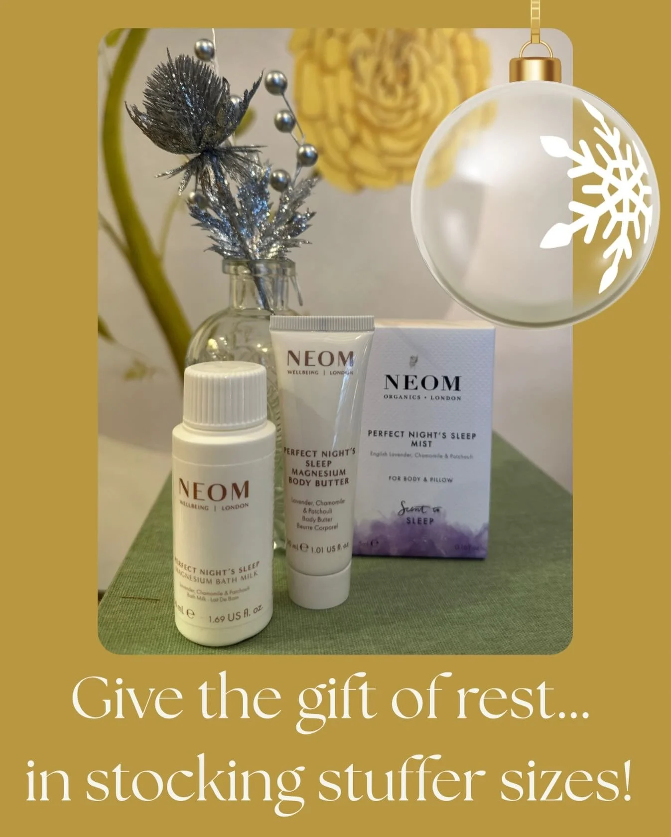 @neomwellbeing Perfect Night&rsquo;s Sleep balm, pillow spray &amp; bath milk are really, truly effective at promoting rest and deep sleep. 💤 #shopsmall