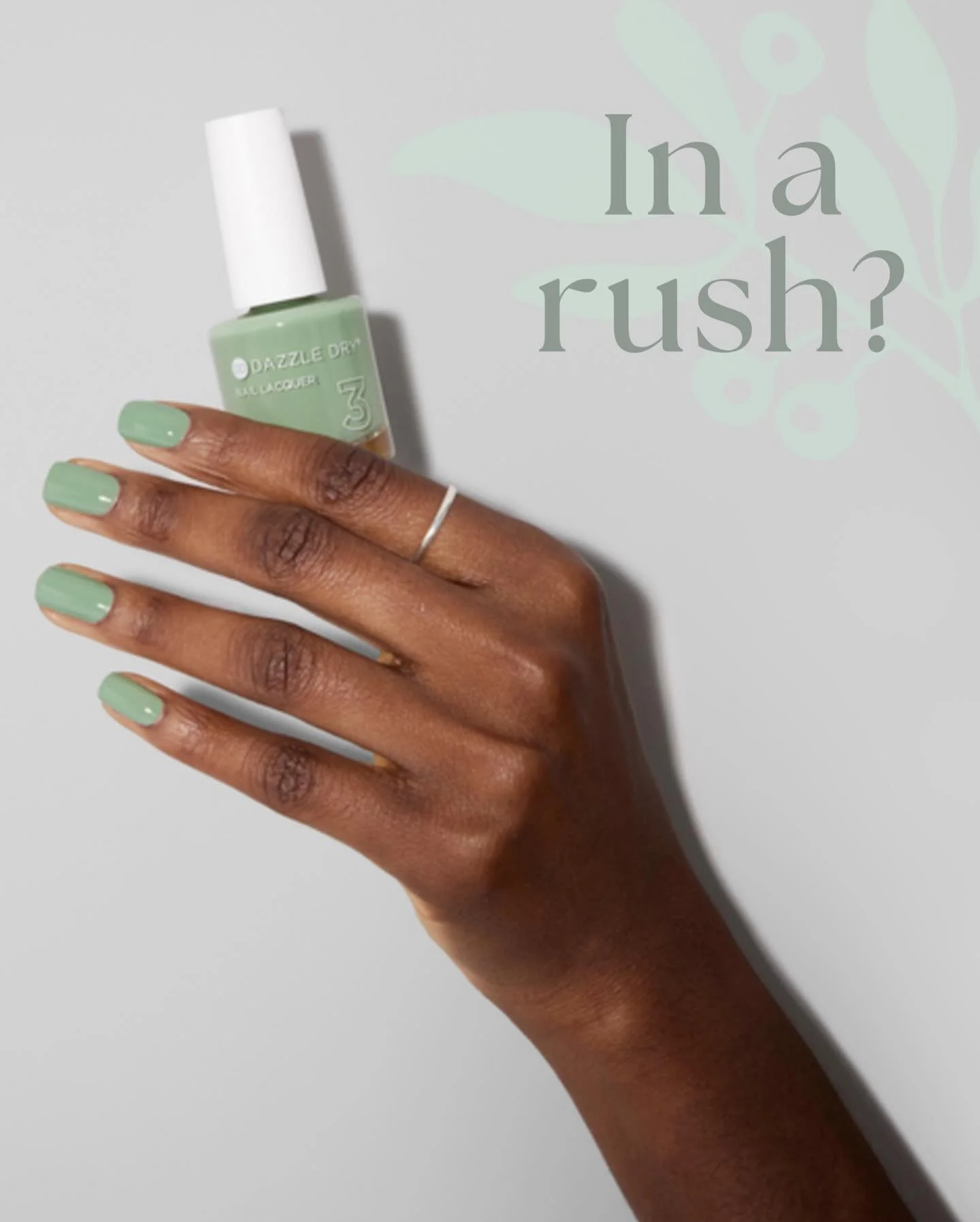 Dazzle Dry and our new Express Mani &amp; Pedi get you in and out with lasting nails in under half an hour. Book today! (AND get 10% off all of our Mani/Pedi Combo&rsquo;s through March! Happy Anniversary, Rosefinch! #tenyears #shopsmall #shoplocal #