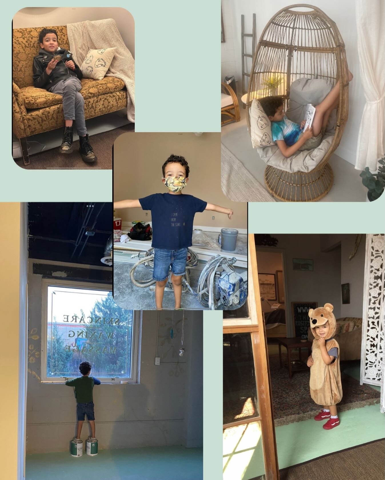 Our ten year anniversary also means ten years Miles. MANY of you have met him, he is Kristen&rsquo;s son and he has literally grown up at the spa. He says he will work there one day. We&rsquo;ll see! #familybusiness