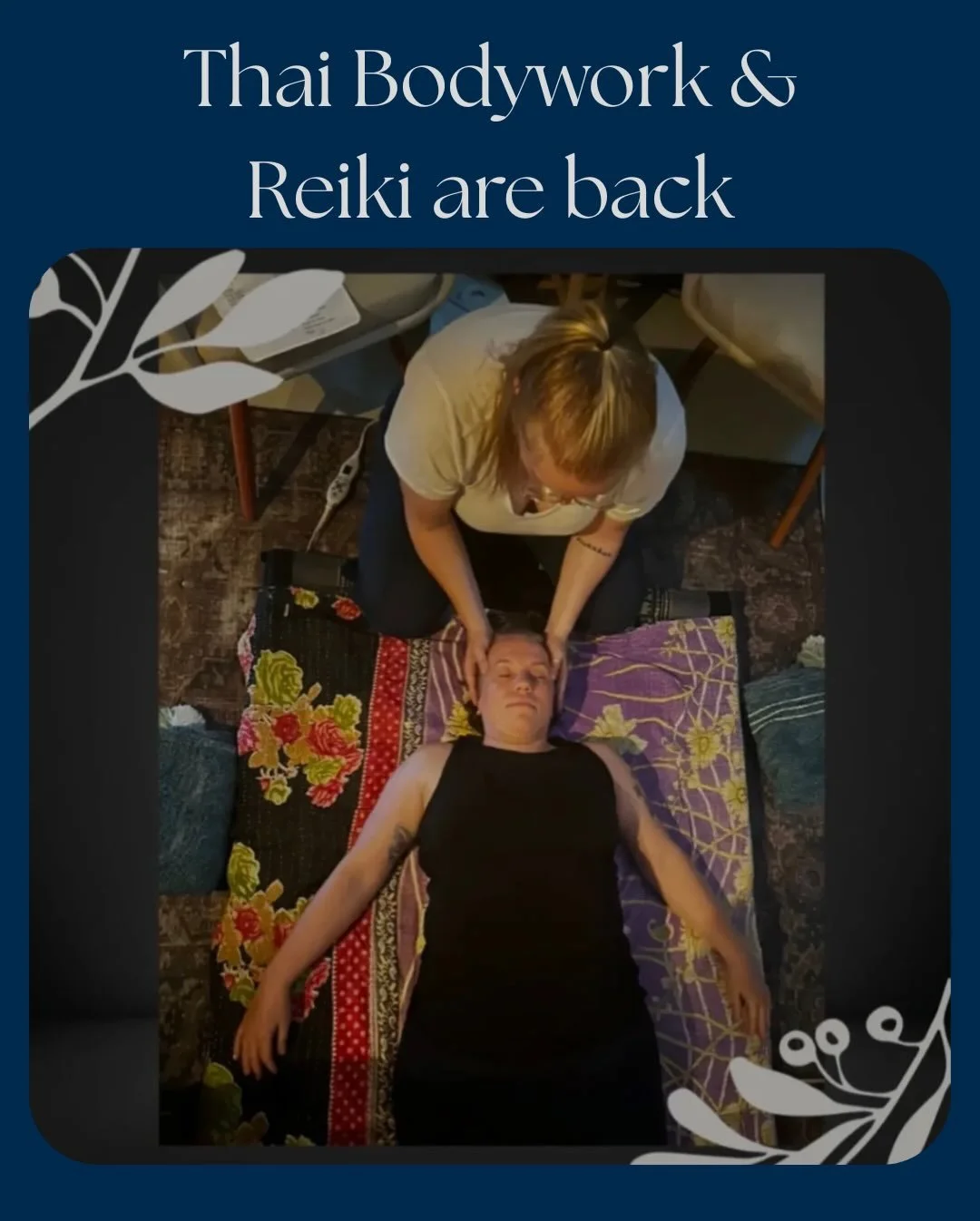 Emily is back to stretch your tension away and align your energy. She is enormously talented and kind and intuitive and gifted. ✨🌙⚡️✨🌙⚡️She will be with us on Thursdays and Saturdays. #thaibodywork #reiki #supportyourlocalspa #notacorporatespa