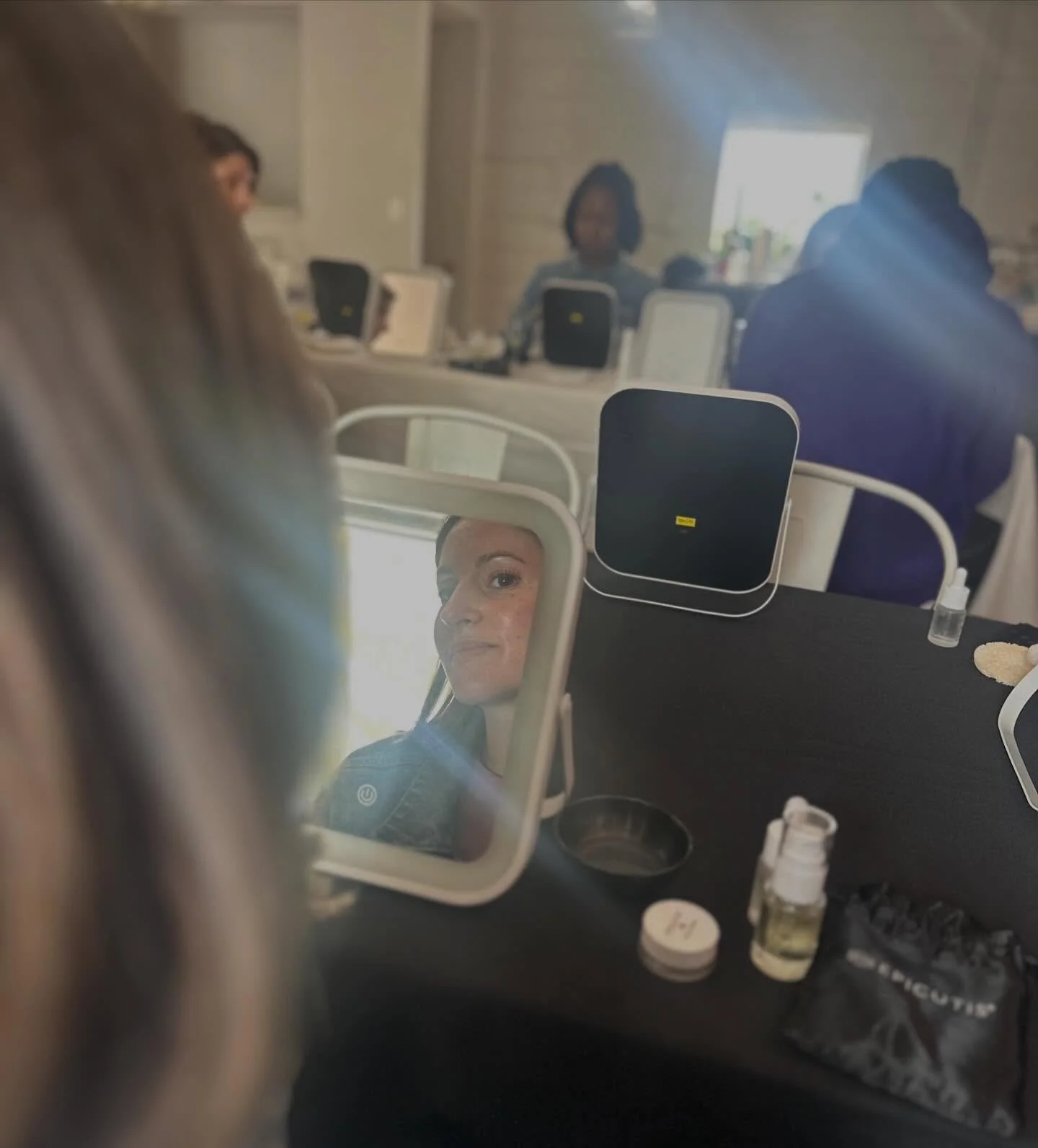 Our @epicutis event was so much fun today. @epicutisholly led our guests through a step by step routine explaining how and WHY every product and ingredient is so important. Our sweet friend @bloom_andglow was looking radiant. Special thanks to @raani