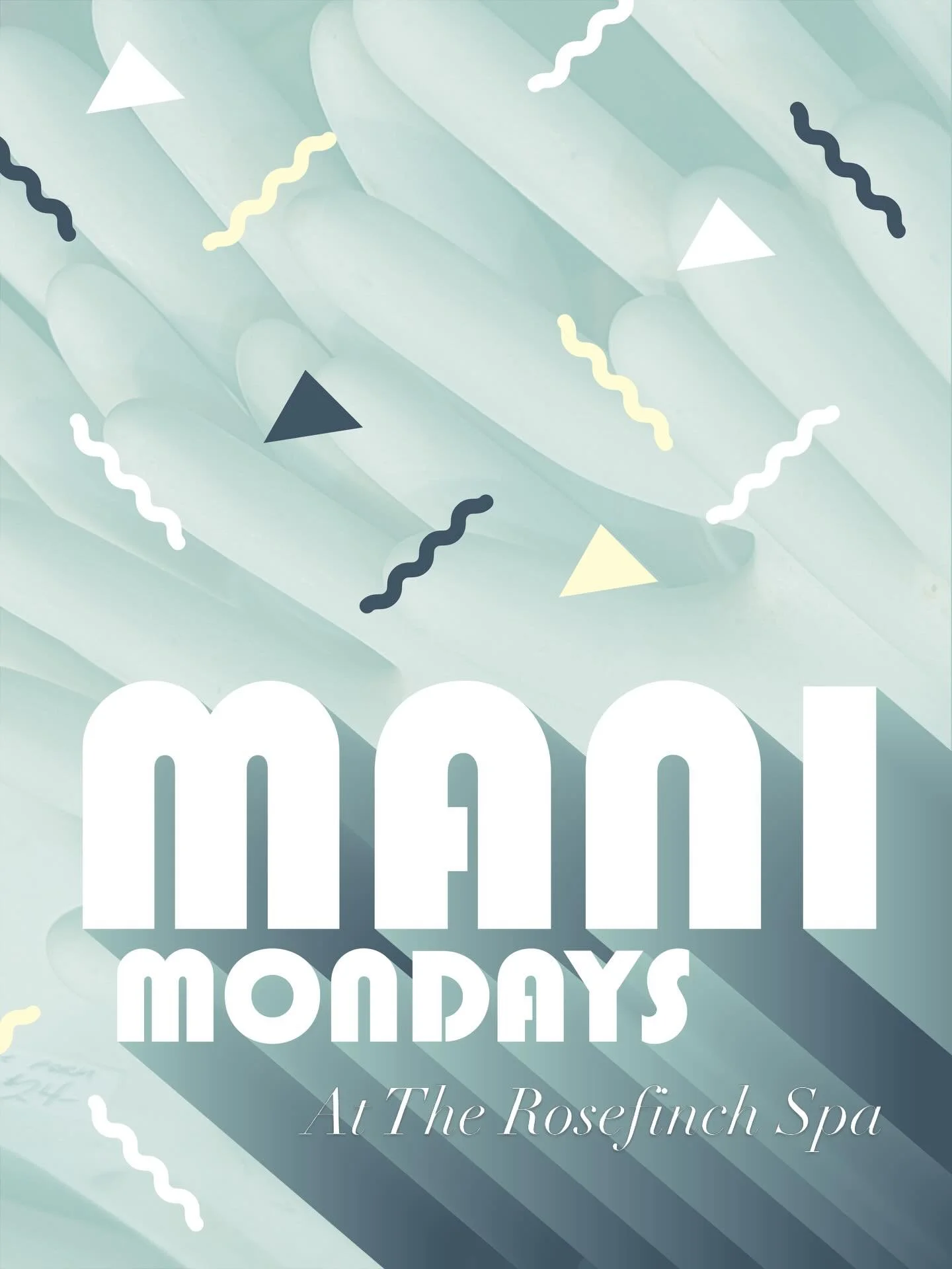 MANI MONDAYS at The Rosefinch starting this Monday, April 6. 10% off nail services, excluding add-ons. Book on Vagaro or call/text the front desk for an appointment.
