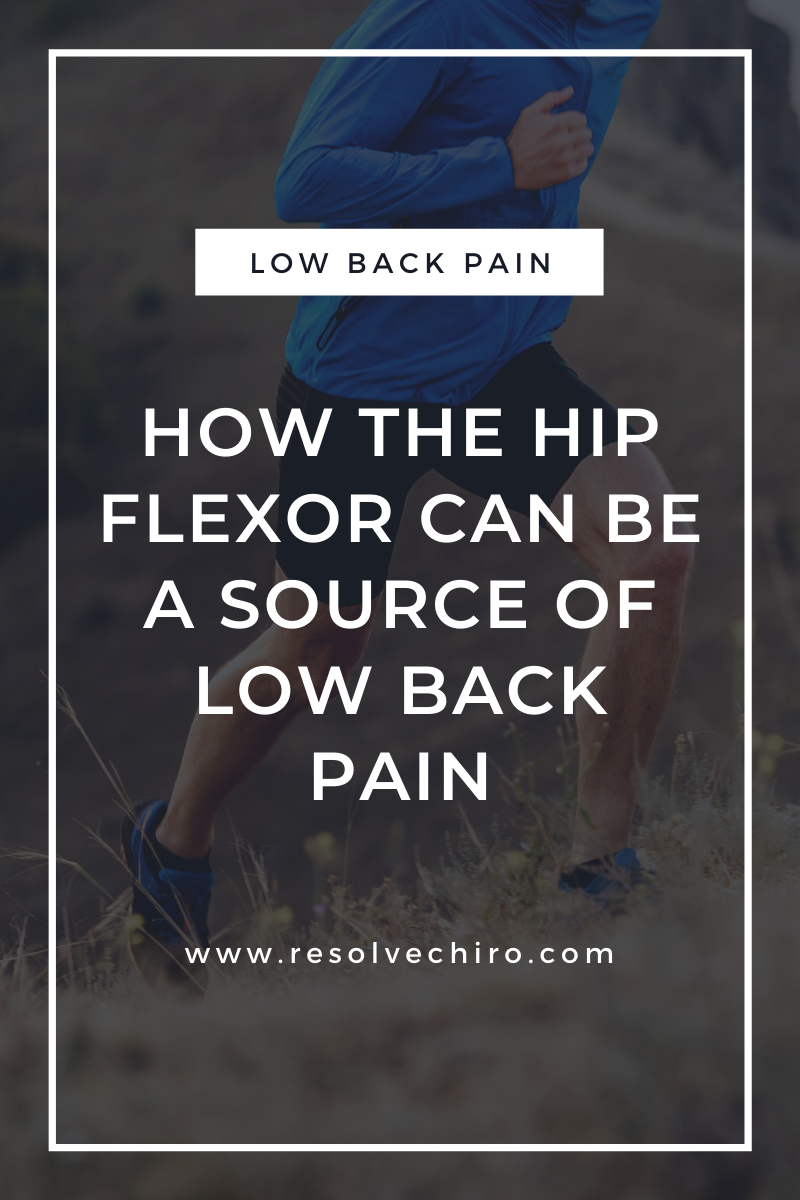 How the hip flexor can be a source of low back pain