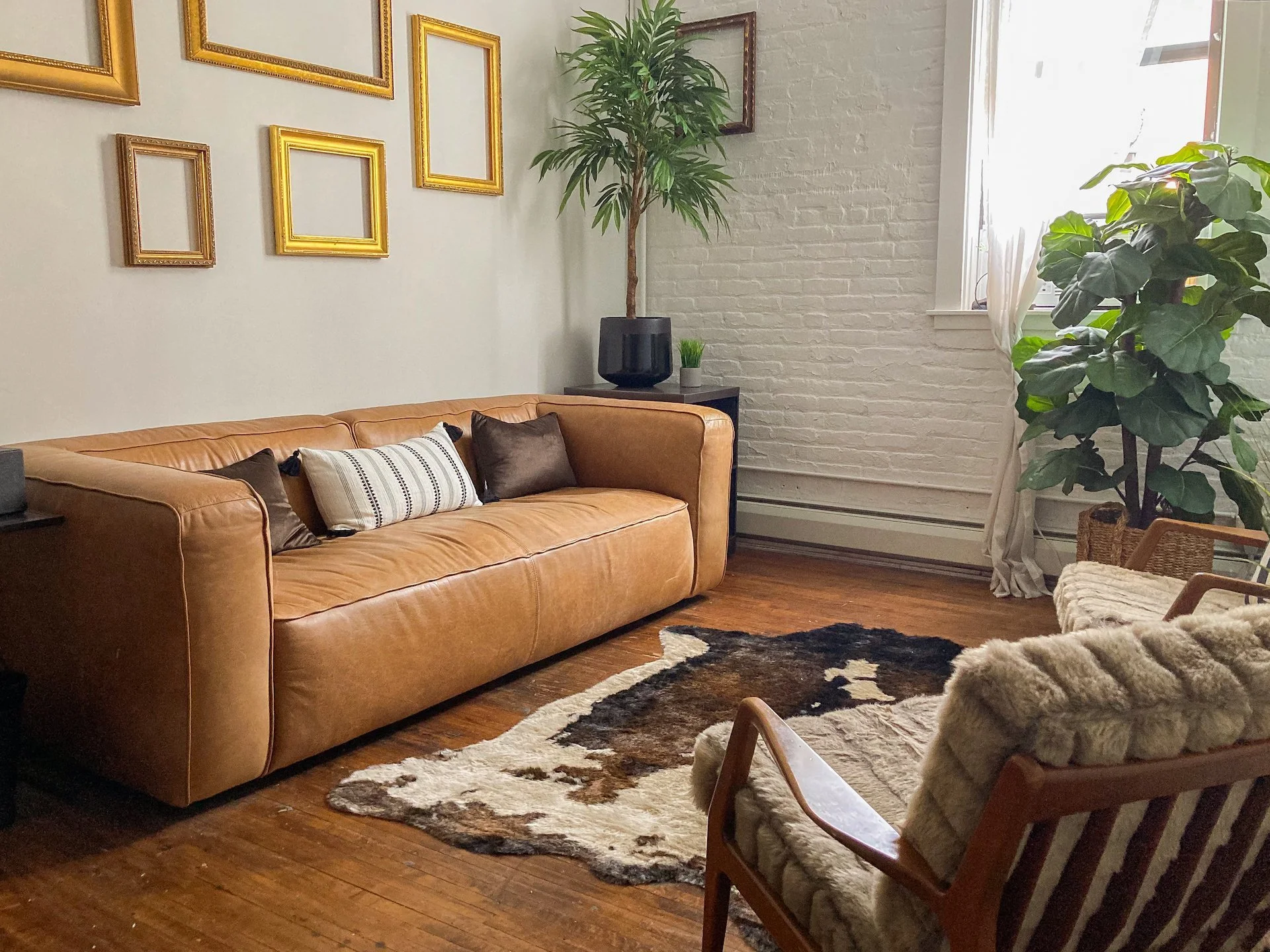 A therapy room at Brooklyn Integrative Psychological Services