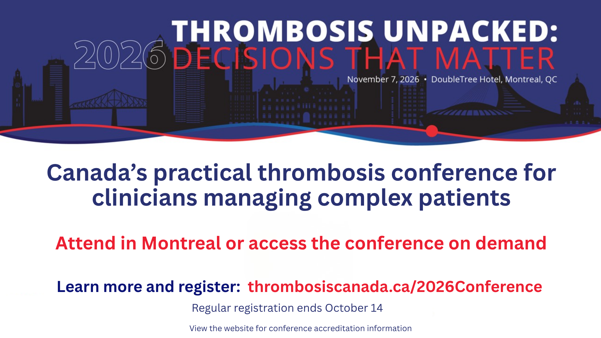 Thrombosis Canada 2026   Conference
