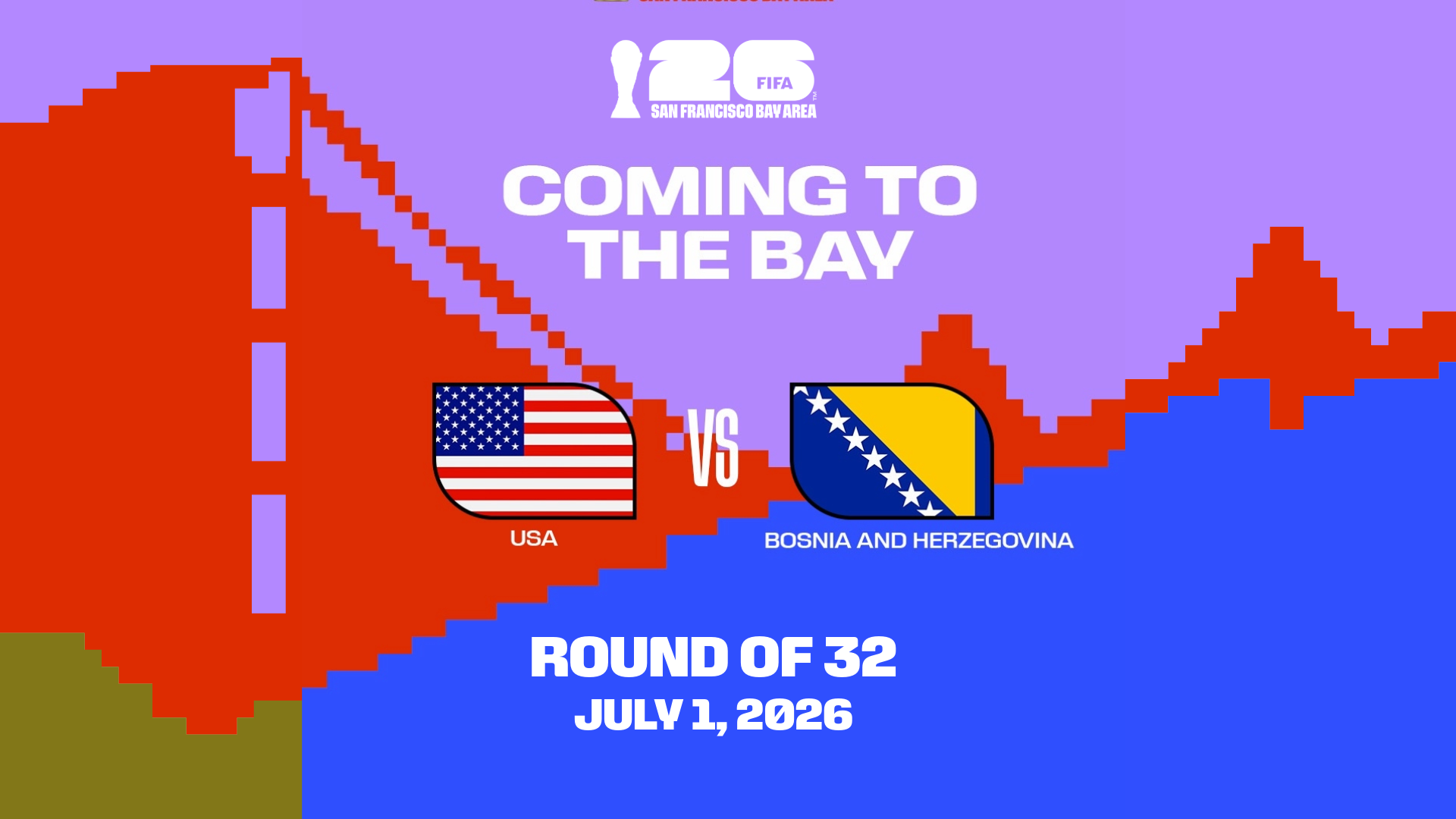 Bay Area to Welcome U.S. Soccer for July 1 Round of 32 FIFA World Cup 26™ Matchup with Region-Wide Celebrations and Watch Parties&nbsp;