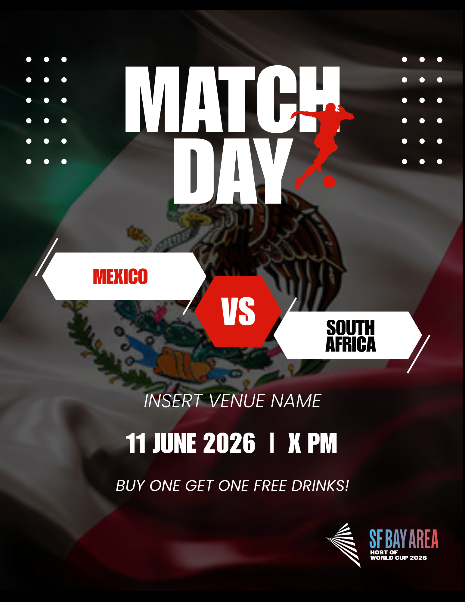 Mexico World Cup Match Watch Party template