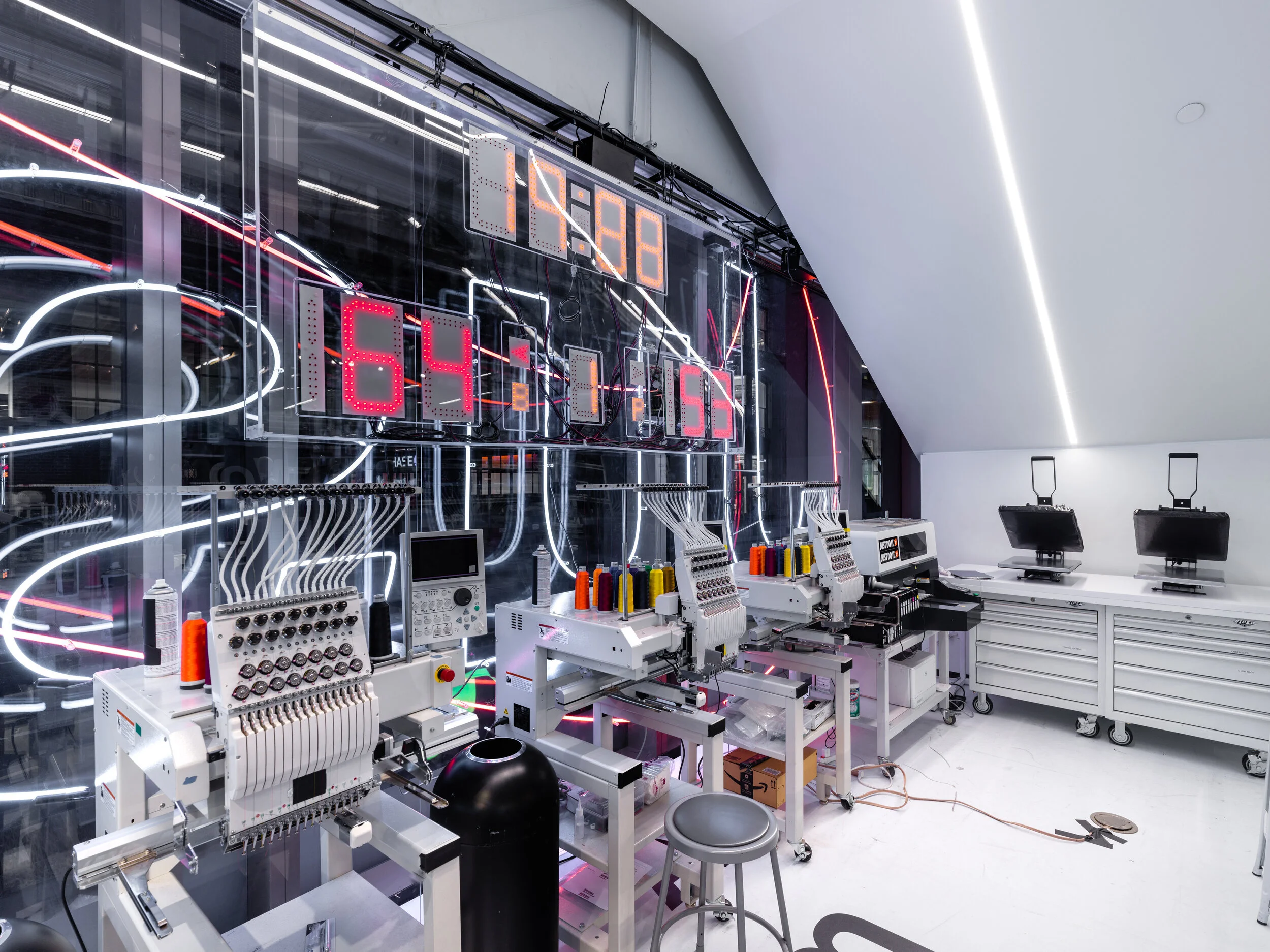Custom Acrylic / LED Scoreboard for Nike SOHO