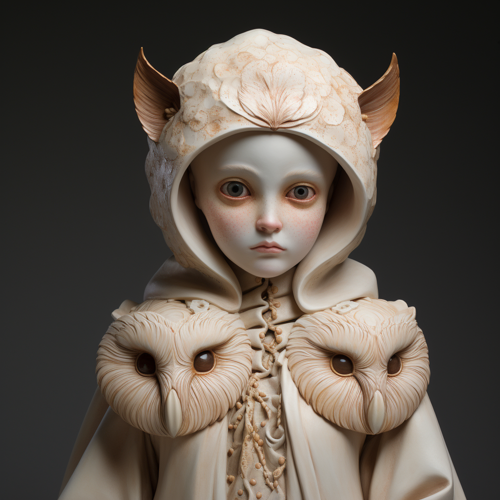 jessieot_Child_with_big_eyes_in_barn_owl_costume_illustrated_in_cfb8ad51-8790-42c7-b3f6-d1aafd407c31.png