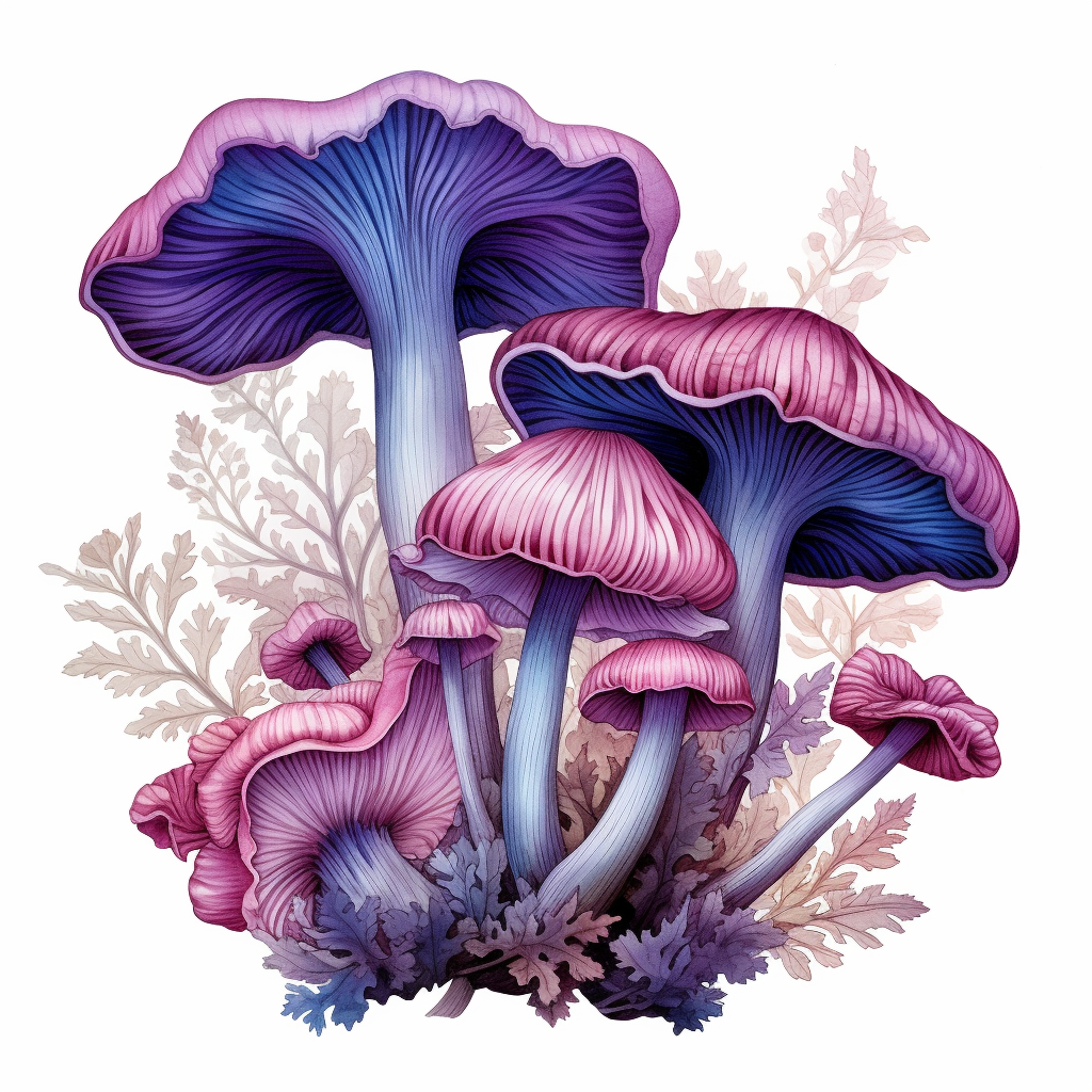jessieot_violet_webcap_fungus_botanical_illustration_in_the_sty_82582f90-6df2-4924-8e70-f8fe4ea1cf31.png