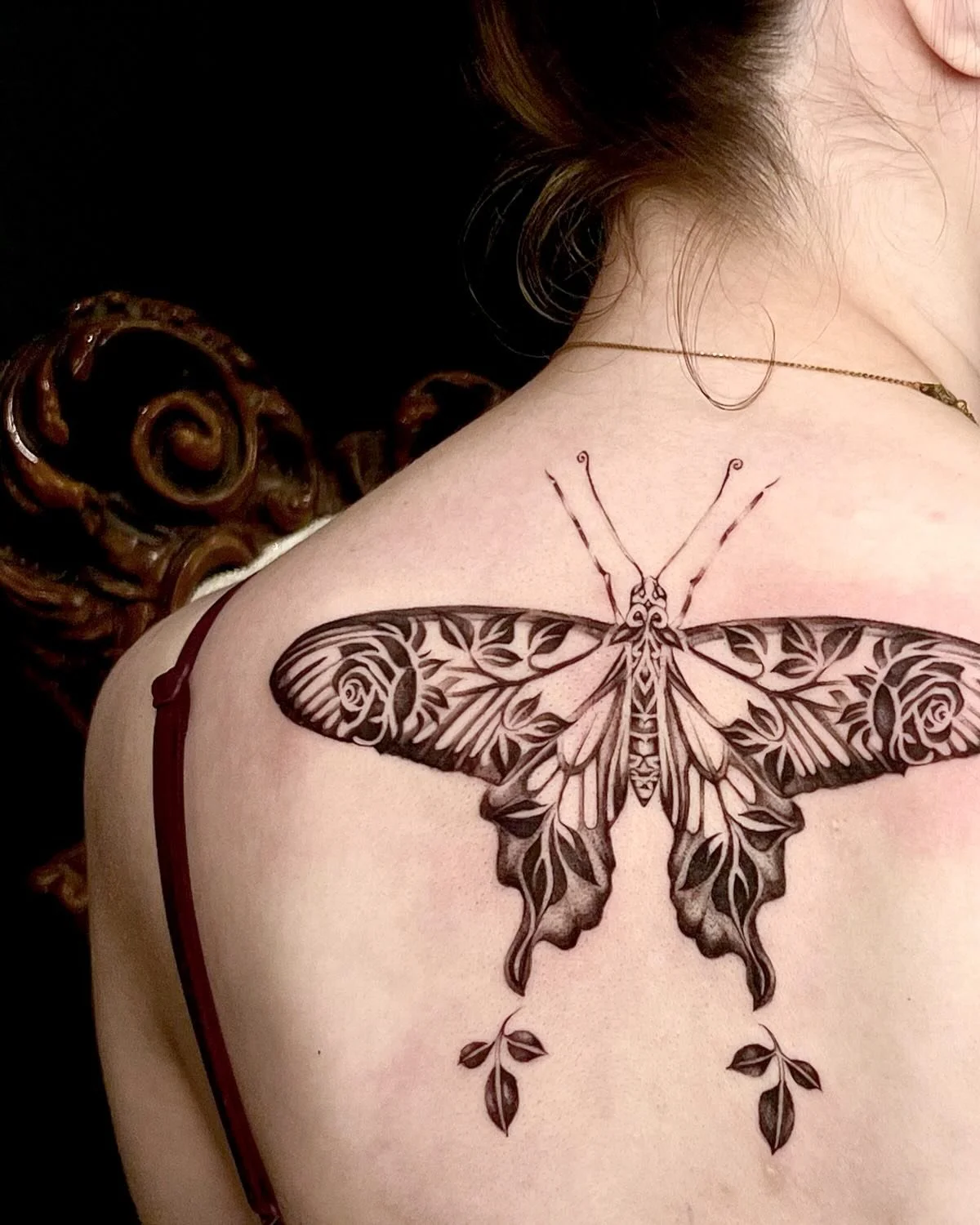 A common rose bleeding butterfly 🥀 for Angela. Timeless beauty captured in an accidental Renaissance. These vibrant rose colored &amp; crimson bodied butterflies feast upon the Dutchman&rsquo;s pipe filling their bodies with toxins. A poisonous yet 