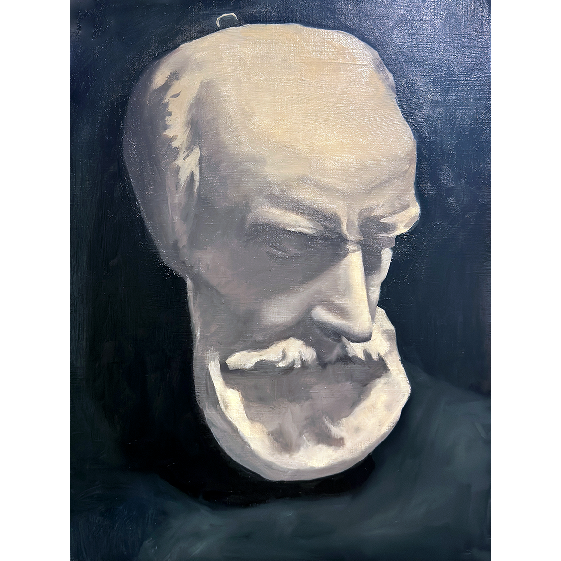 Saint Jerome cast painting. College of San Mateo, California, October 2026