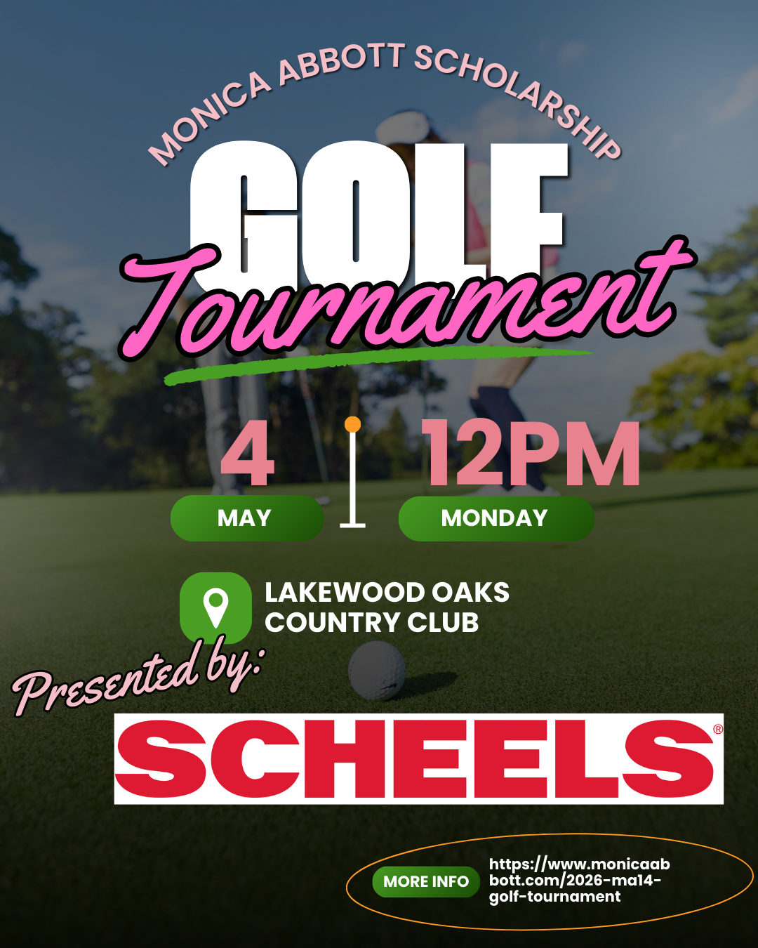 Golf Tourney TEAM of 4 (four) $700