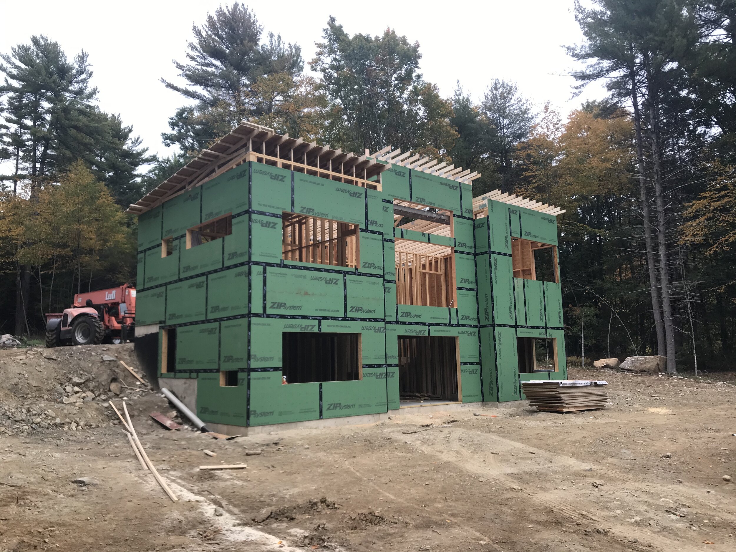 In Progress - View from driveway