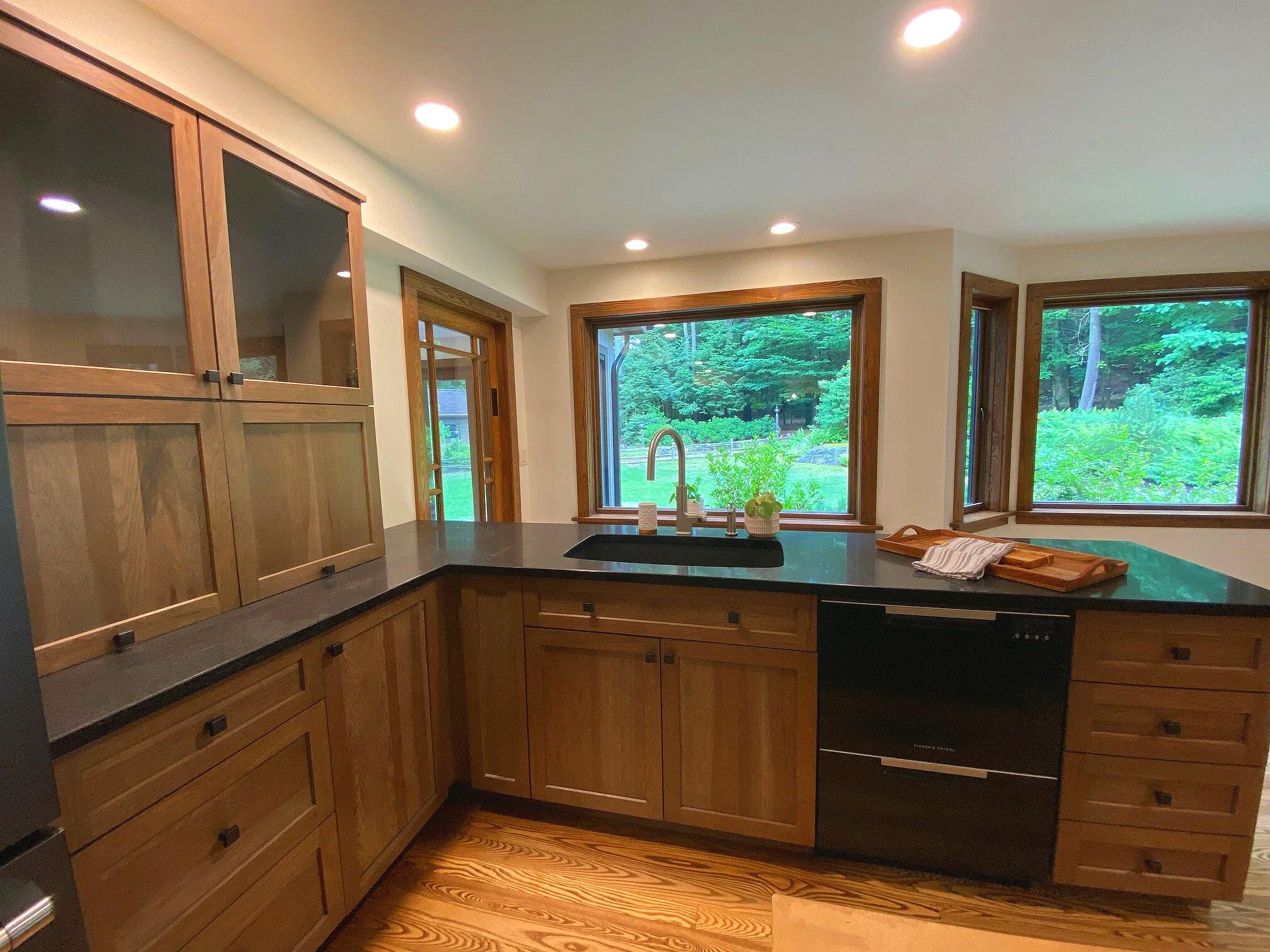 AFTER- Kitchen: Expanded Views with added light from the beautiful back yard