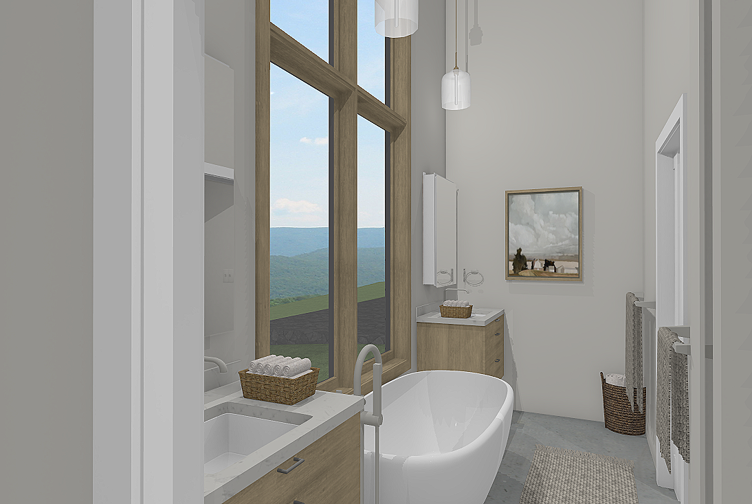 Design Image: Primary Bathroom w/ View